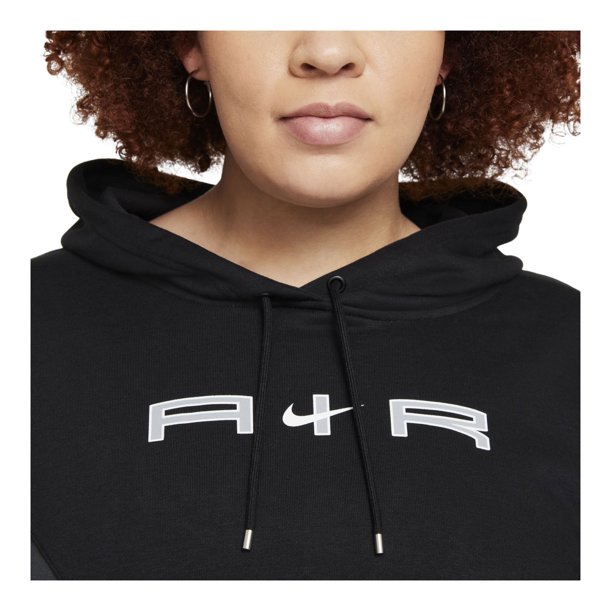 Nike Sportswear Air Mock Fleece Hoodie Kadın Sweatshirt