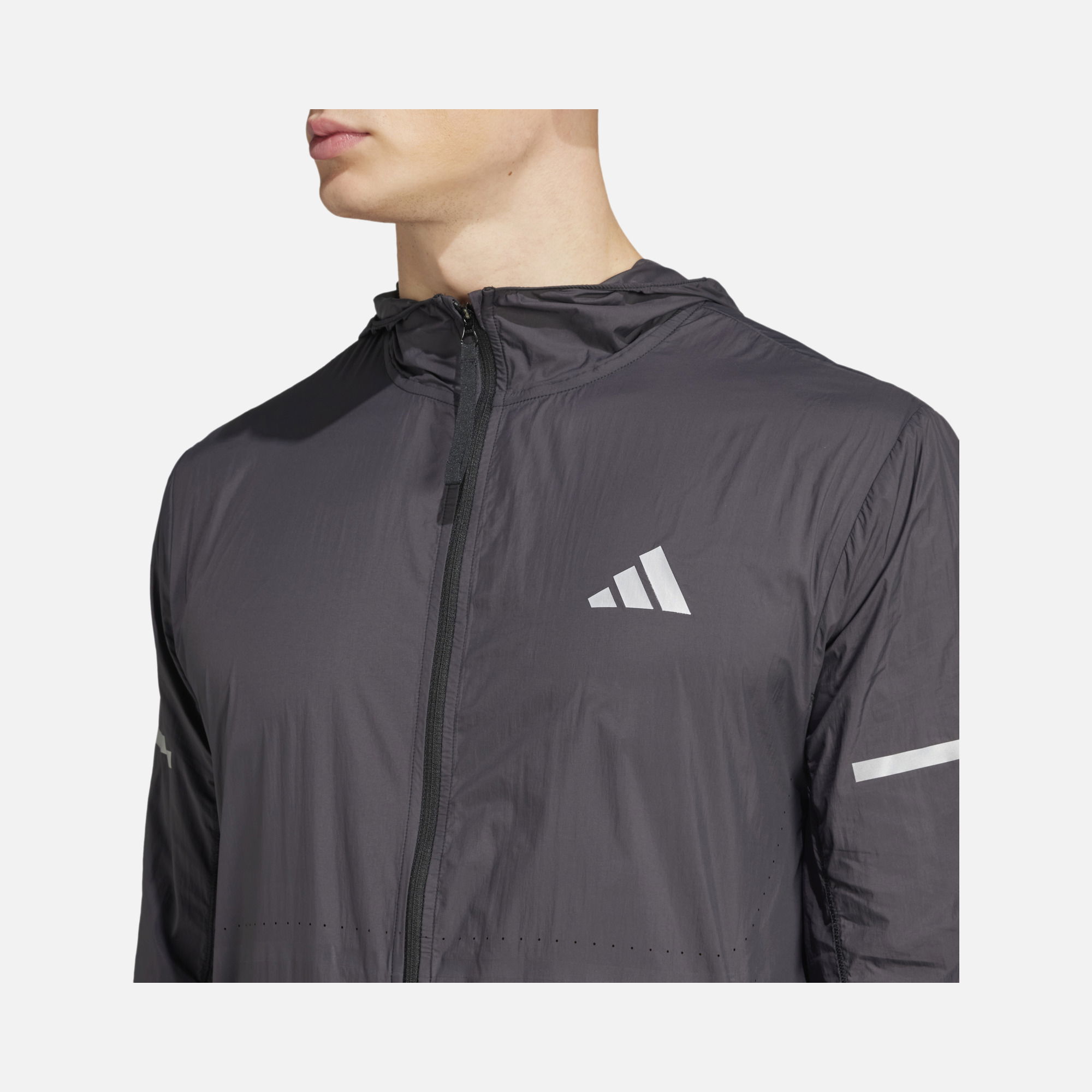 adidas Ult UPF50+ Protection Woven Fabric Slim Cut Full-Zip Hooded Erkek Ceket