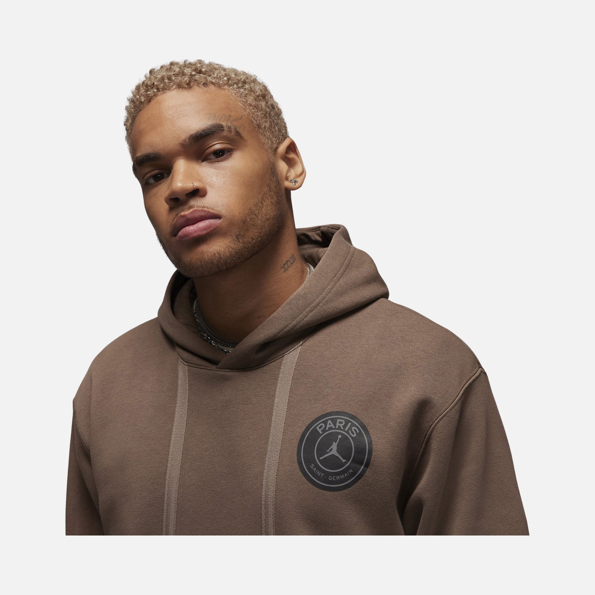 Nike Jordan Paris Saint-Germain HBR Fleece Pullover Hoodie Erkek Sweatshirt