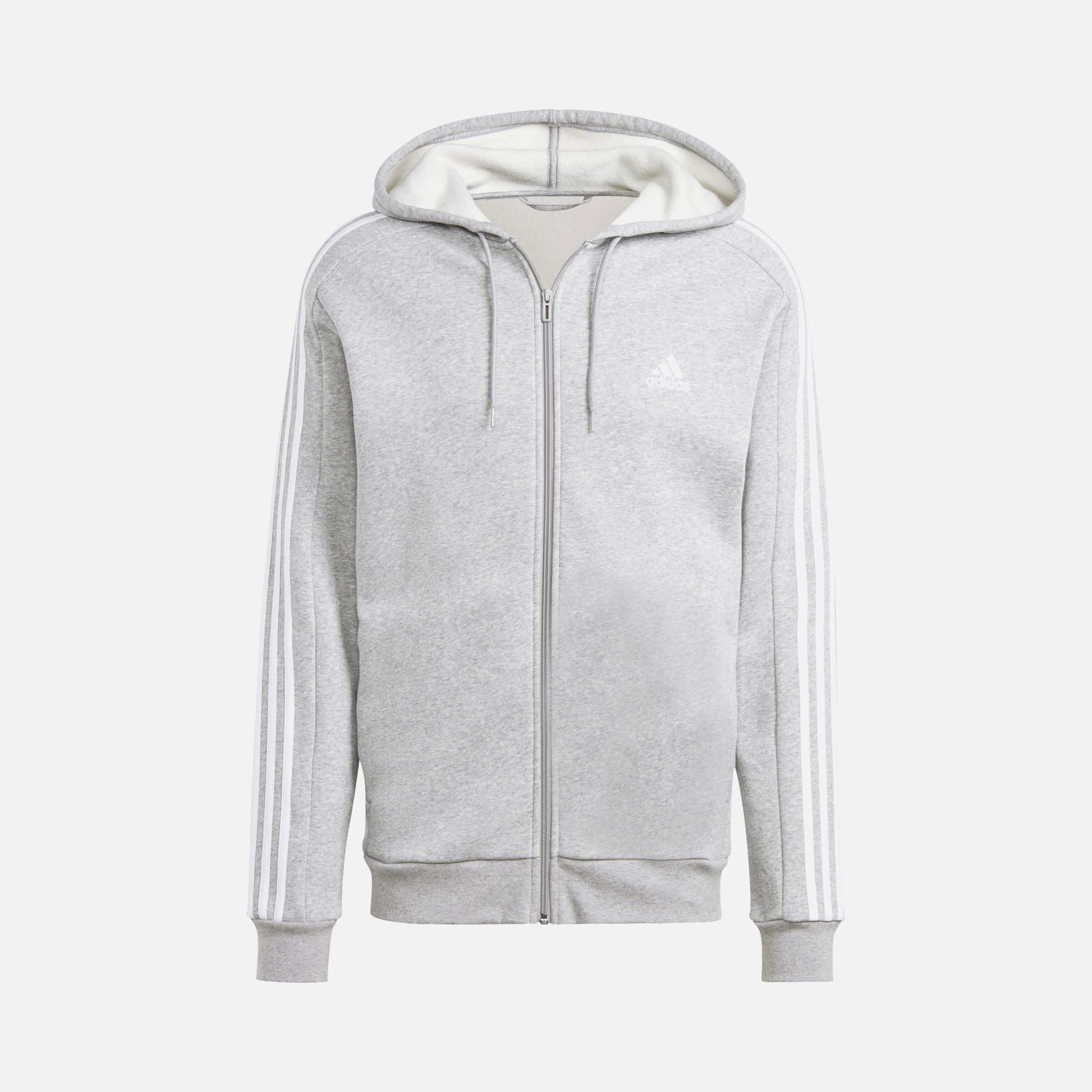 adidas Sportswaer Essentials Fleece 3-Stripes Full-Zip Hoodie Erkek Ceket