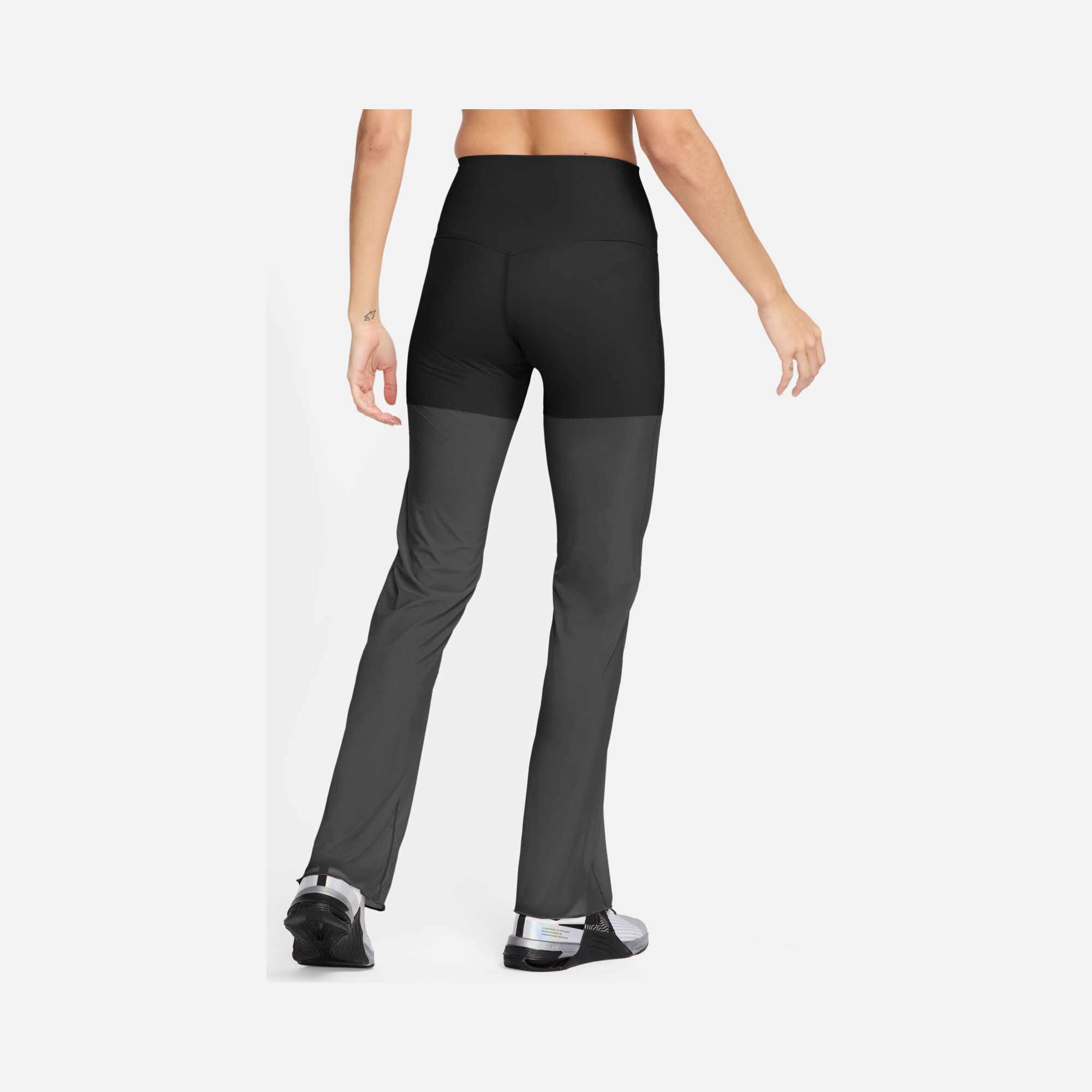 Nike Dri-Fit Zenvy High Waist Sheer Training Kadın Pantolon