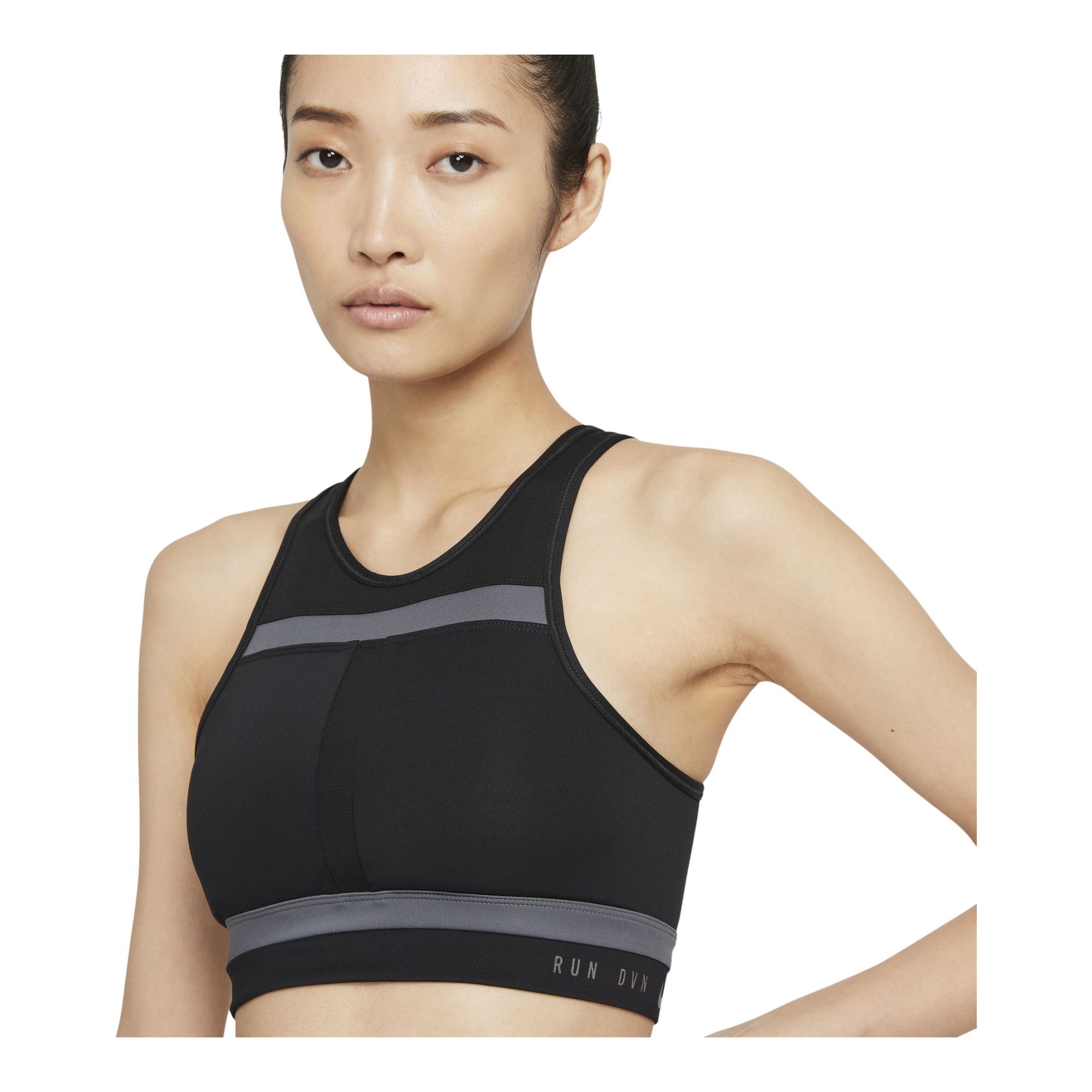 Nike Dri-Fit Swoosh Run Division Medium-Support 1-Piece Pad Longline Kadın Bra