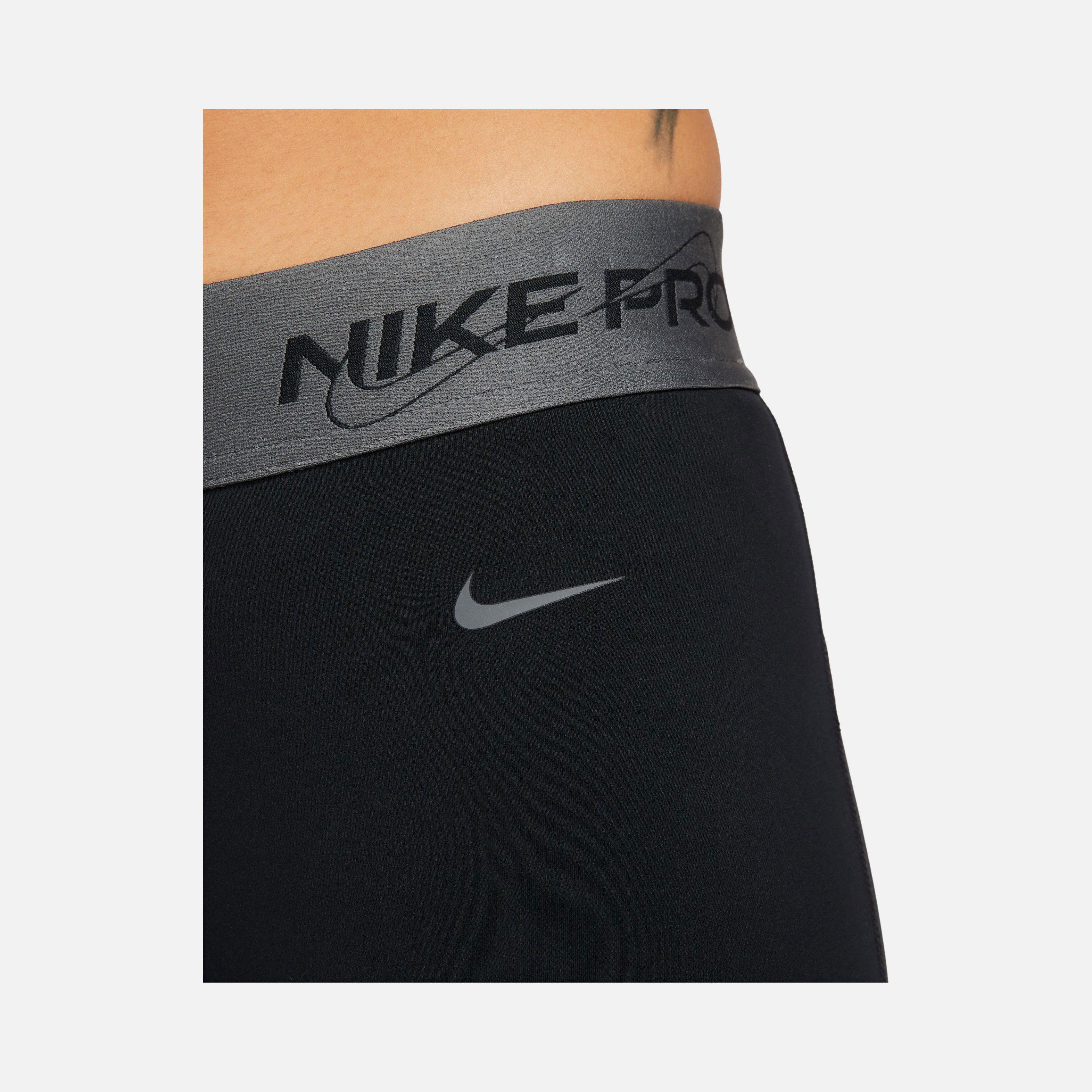 Nike Pro Dri-Fit Mid-Rise 7/8 Graphic Training Kadın Tayt