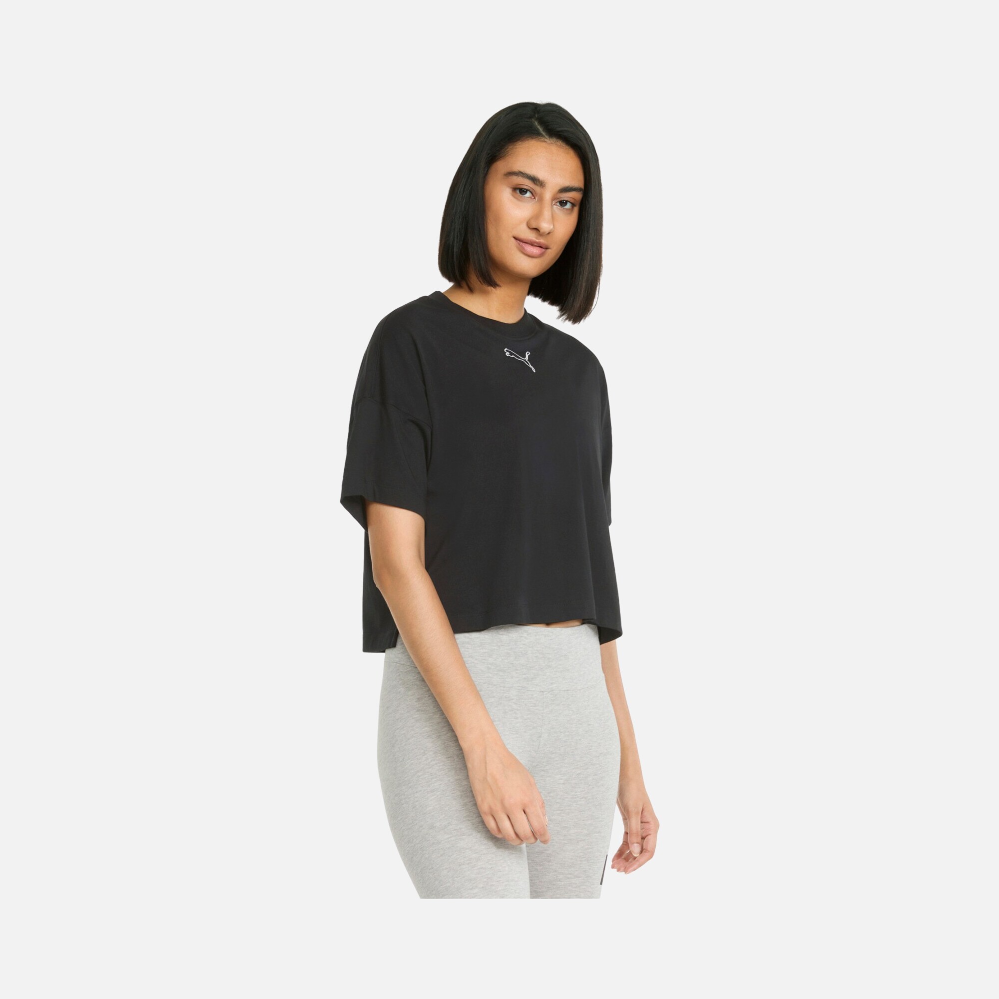 Puma HER Cropped Short-Sleeve Kadın Tişört