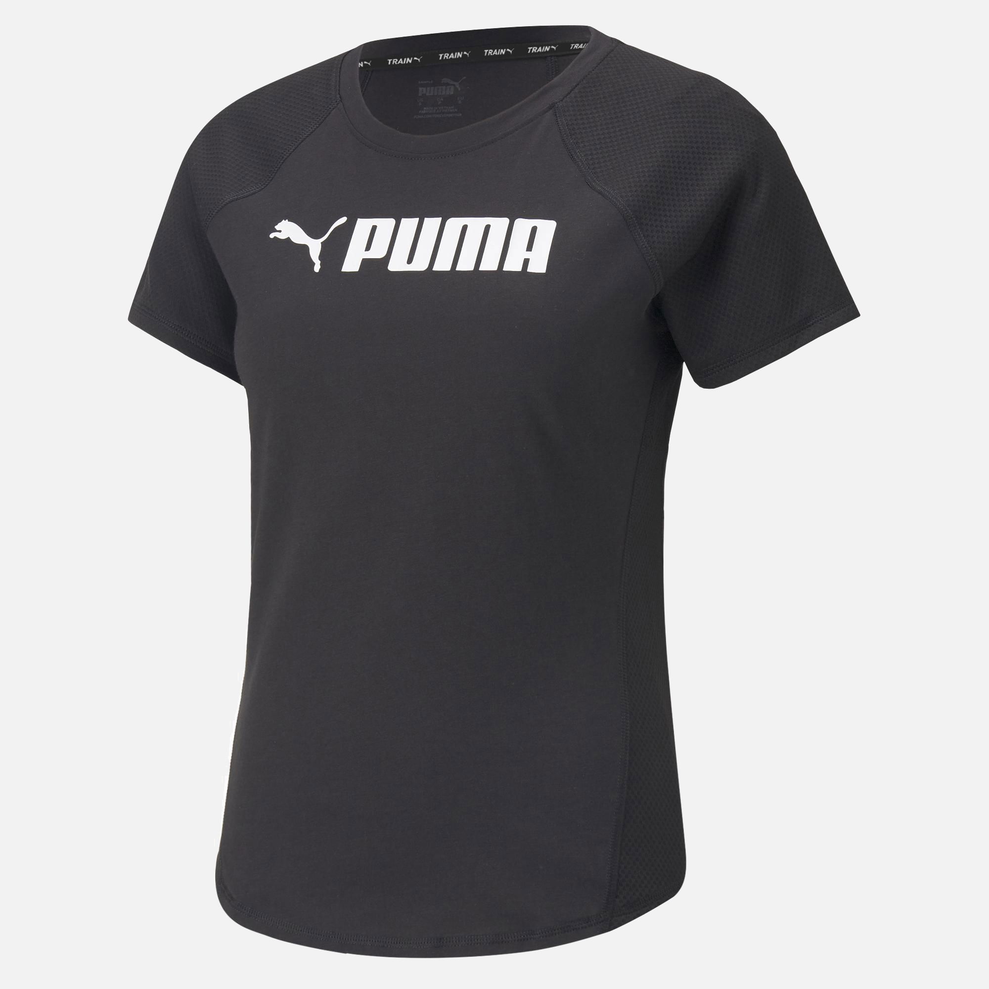 Puma Training  Fit Logo Short-Sleeve Kadın Tişört
