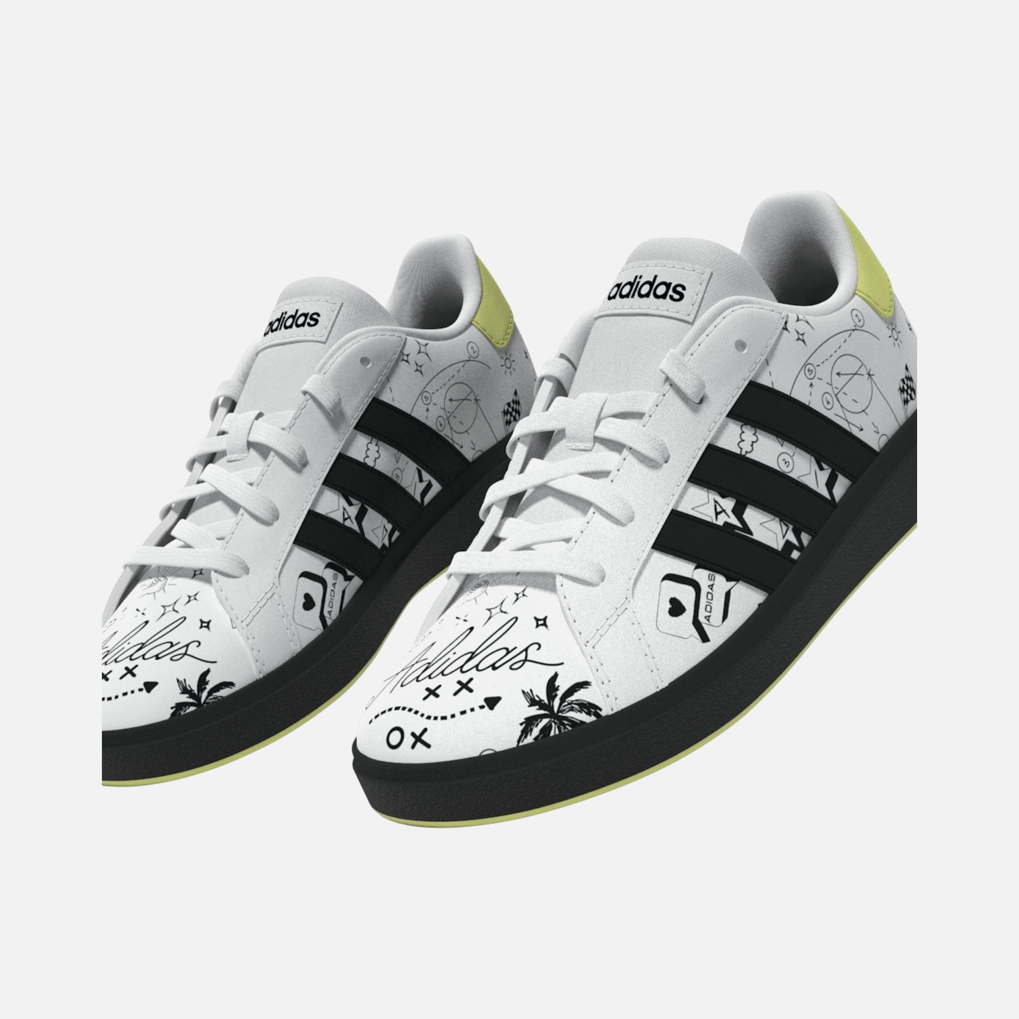 adidas Sportswear Grand Court 2.0 Graphic Çocuk Spor Ayakkabı