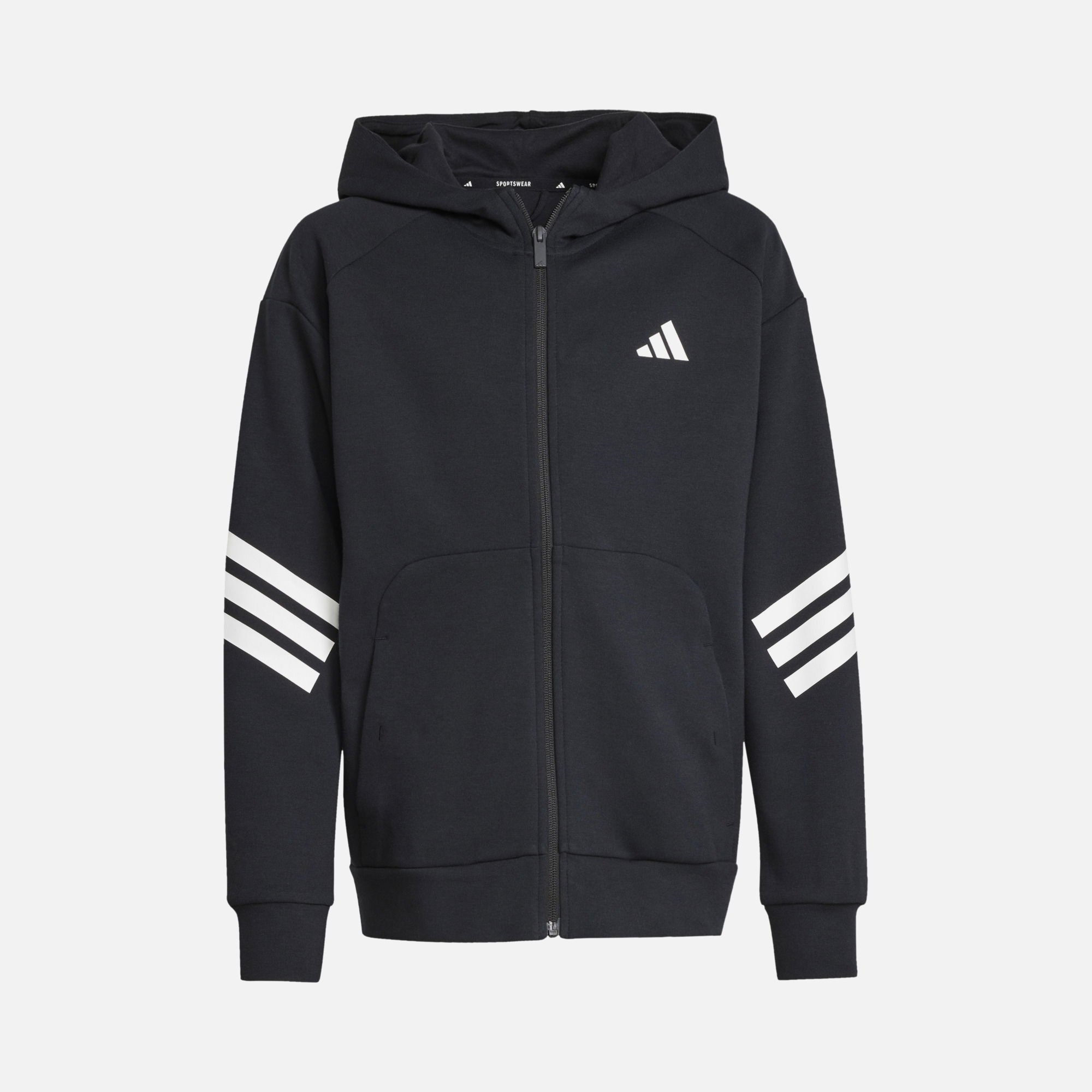 adidas Sportswear Future Icons 3-Stripes Regular- Fit Full-Zip Hooded Çocuk Sweatshirt