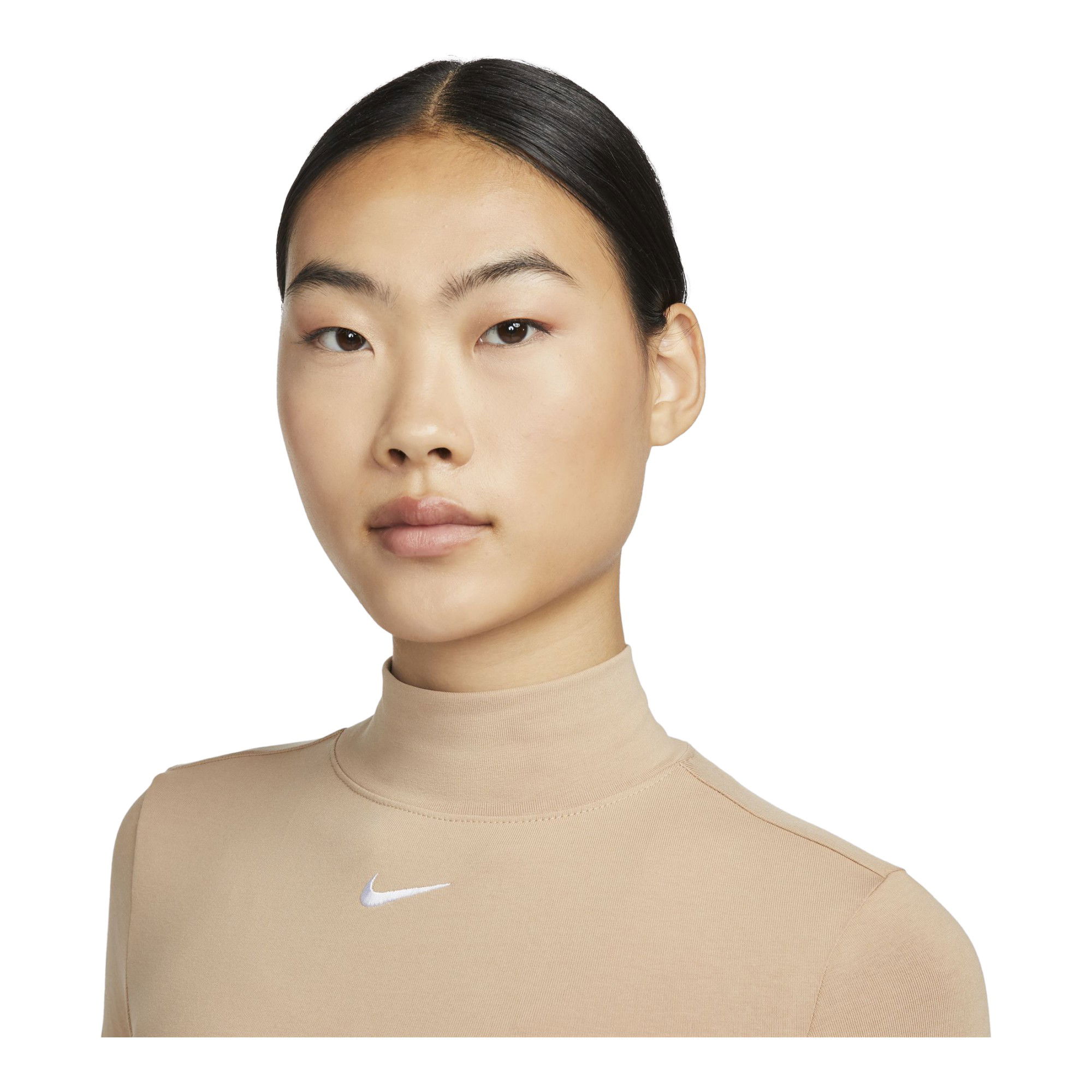 Nike Sportswear Collection Essentials Mock Neck Long-Sleeve Kadın Tişört