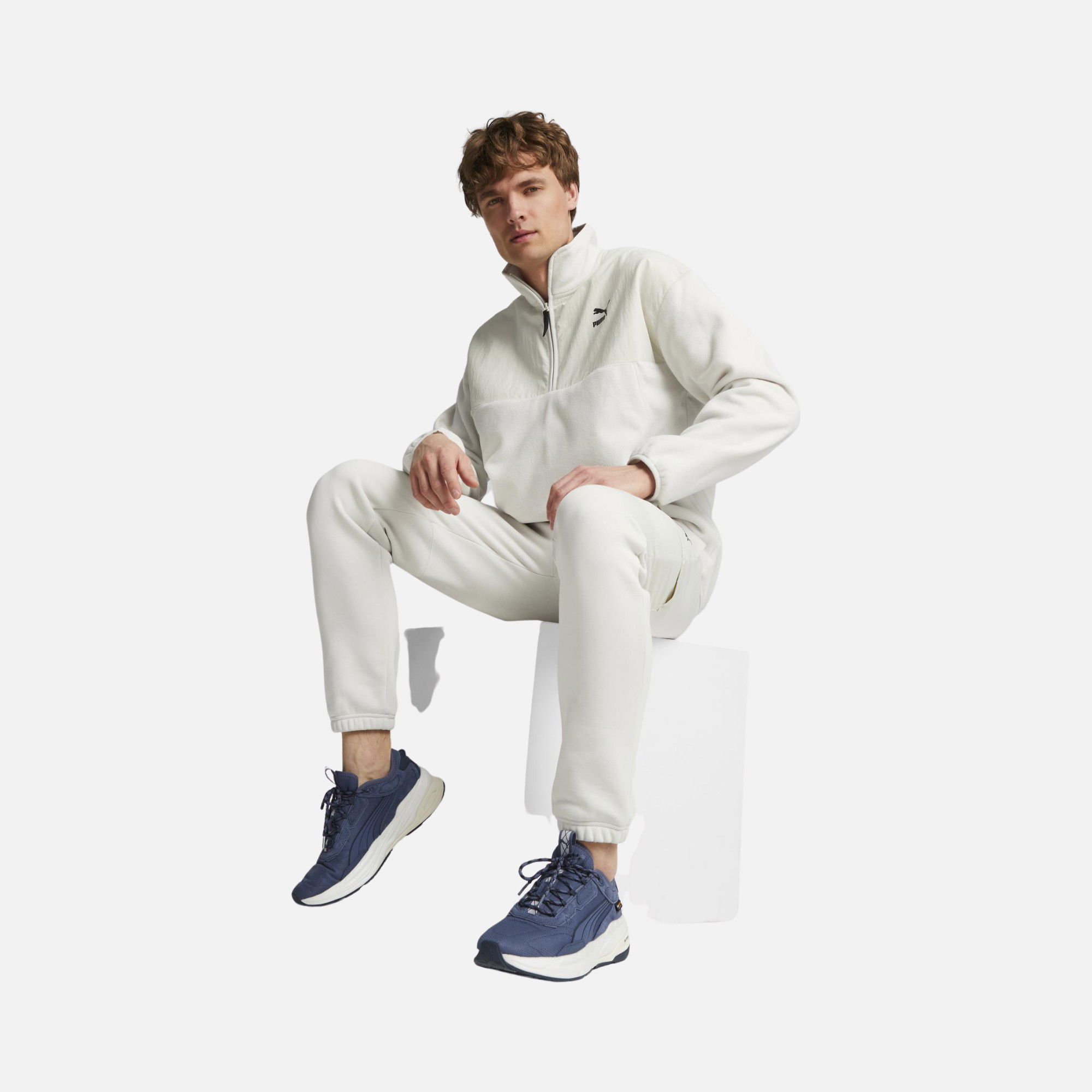 Puma Sportswear Classics Utility Polar Fleece Full-Zip Hoodie Erkek Sweatshirt