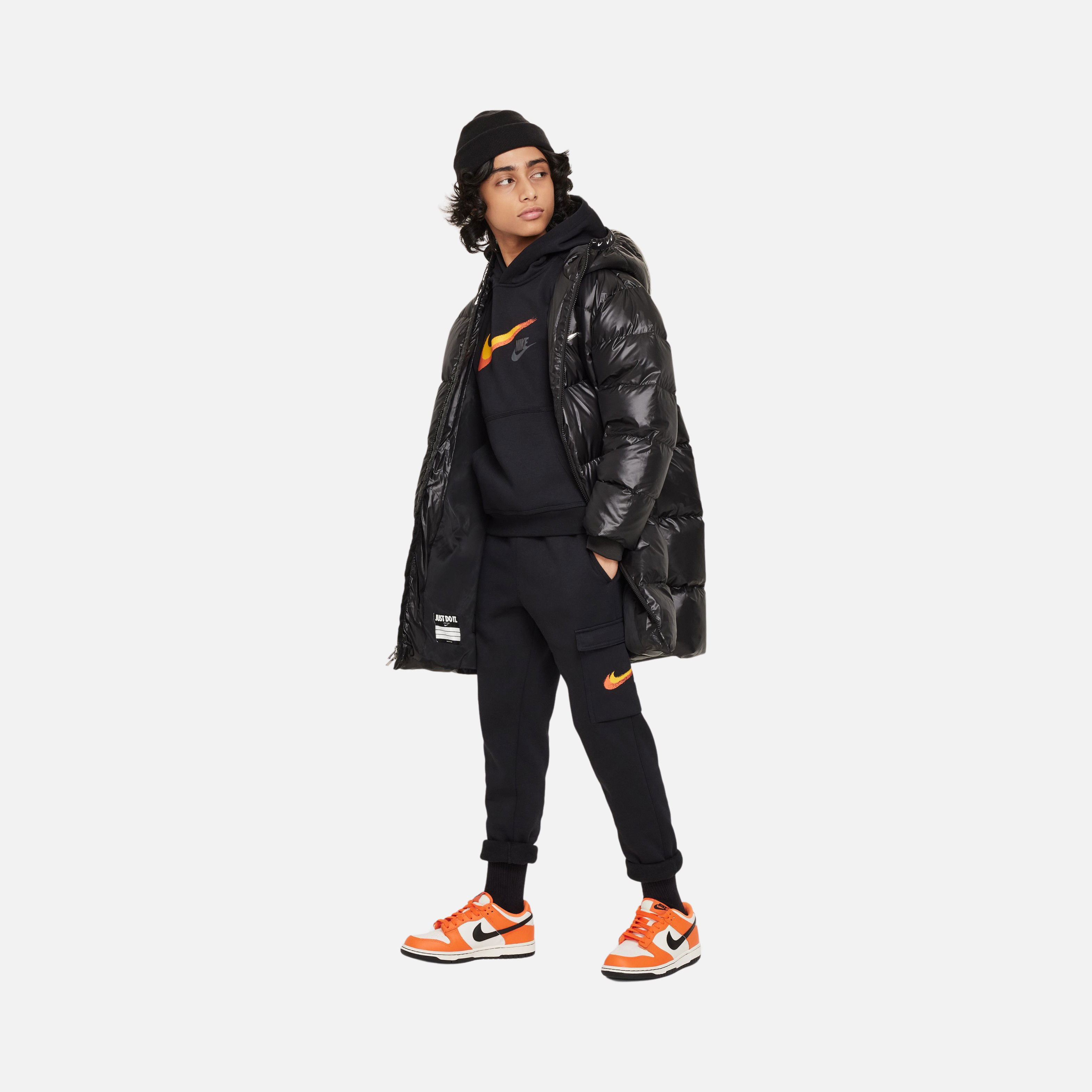 Nike Sportswear ''Multi Spray Paint Swoosh Logo'' Hoodie (Boys') Çocuk Sweatshirt