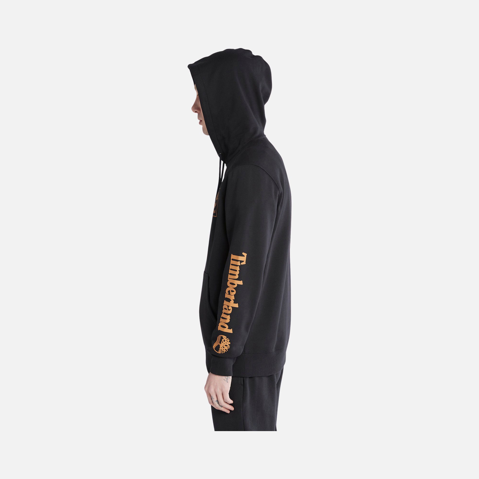 Timberland Sportswear Stack Logo Print Hoodie Erkek Sweatshirt