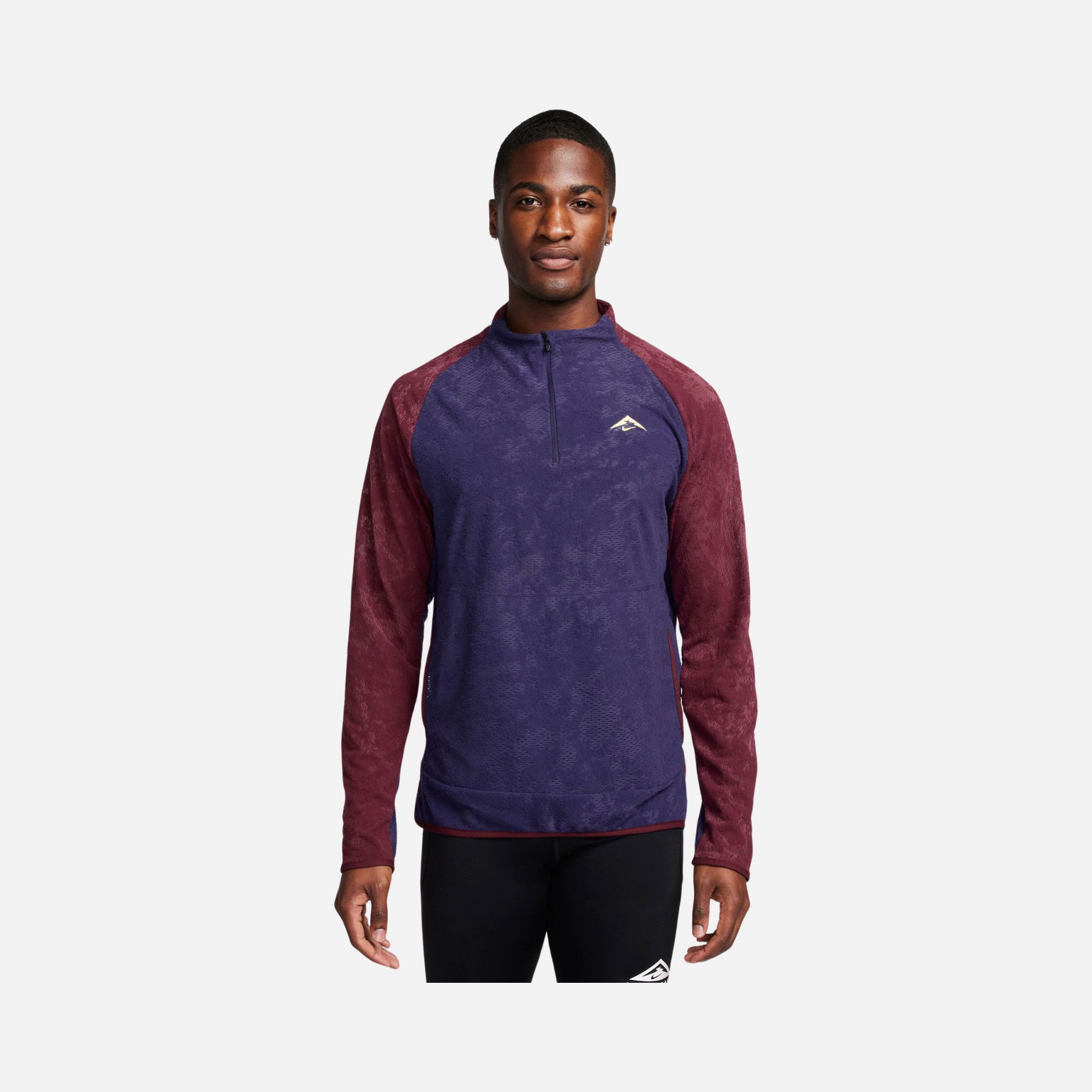 Nike Trail Dri-Fit 1/2-Zip Running Long-Sleeve Erkek Tişört