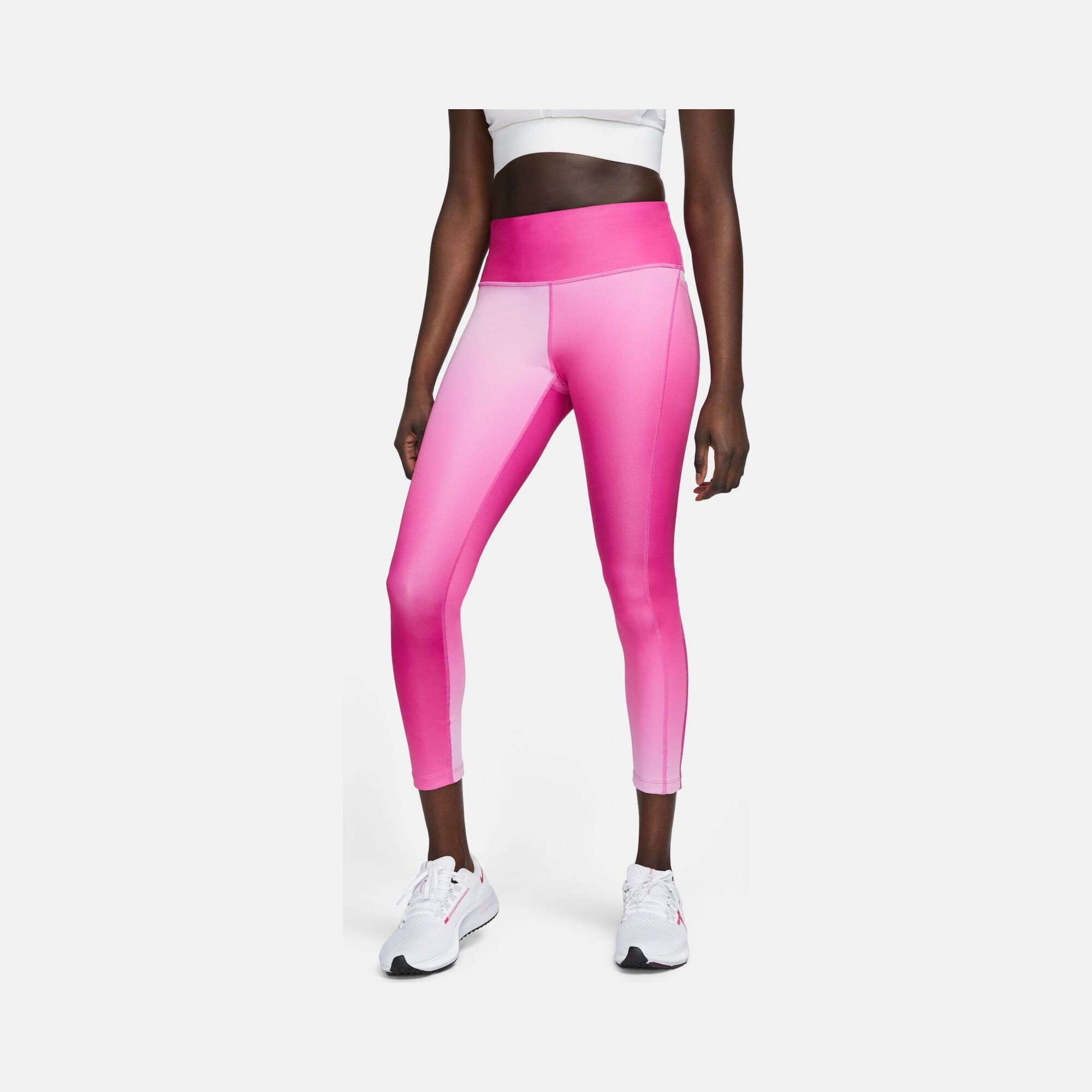 Nike Dri-Fit Fast Mid-Rise 7/8 Gradient-Dye Running Kadın Tayt