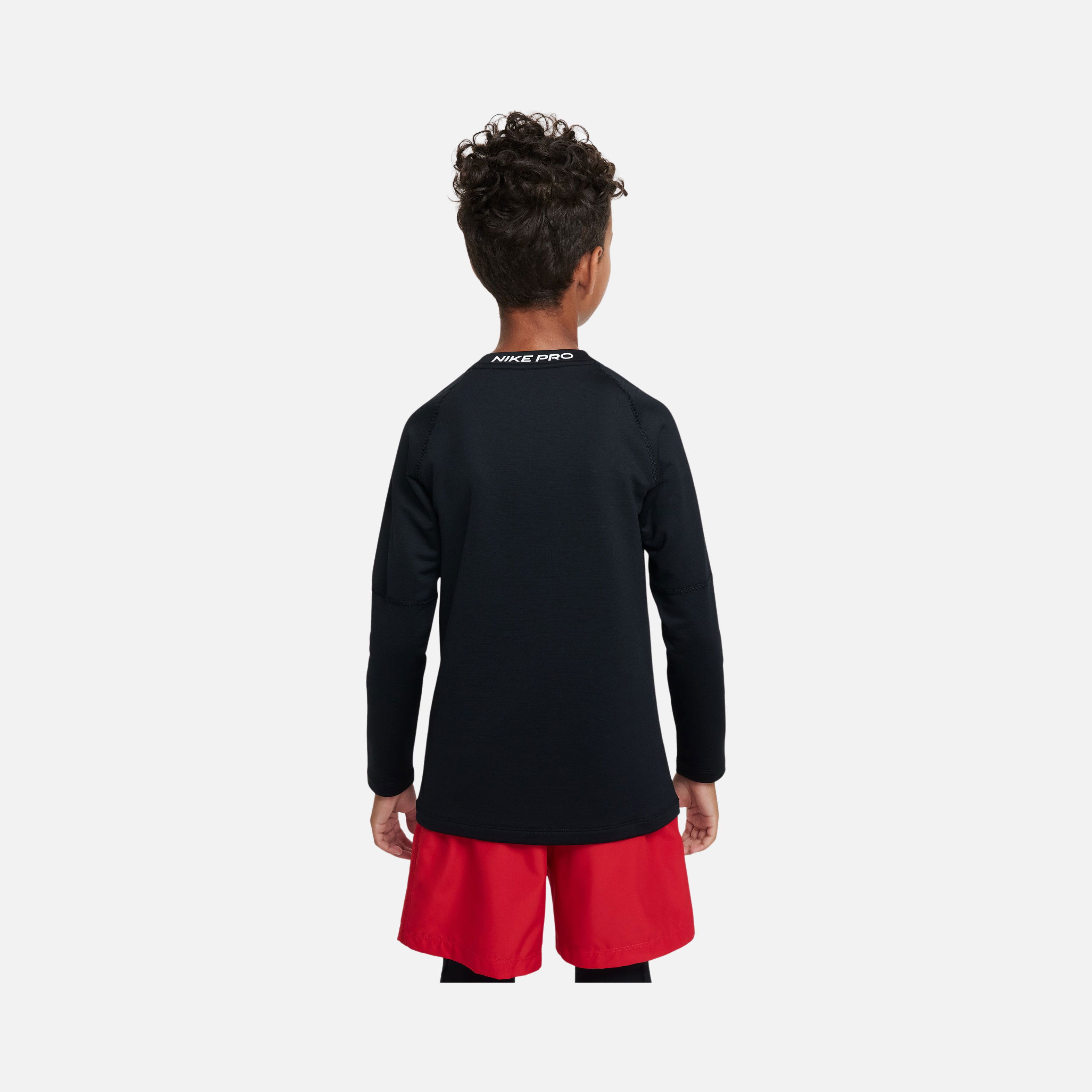 Nike Pro Dri-Fit Warm Training Long-Sleeve (Boys') Çocuk Tişört