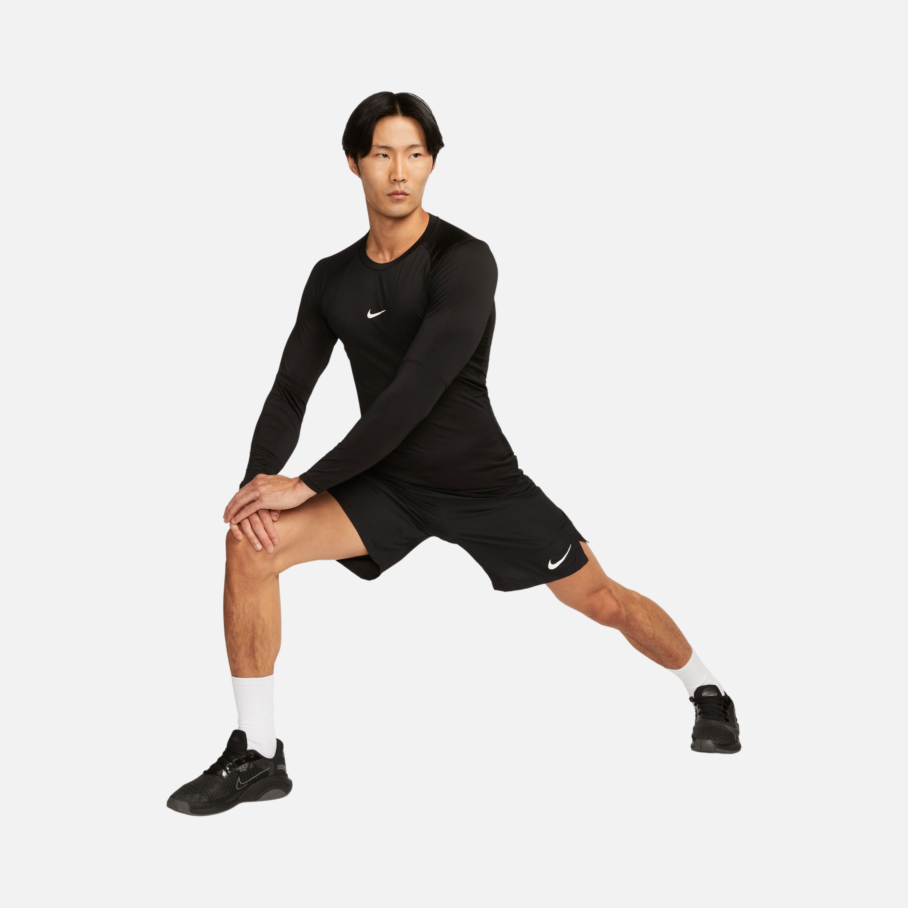 Nike Pro Dri-Fit Tight Fitness Training Long-Sleeve Erkek Tişört