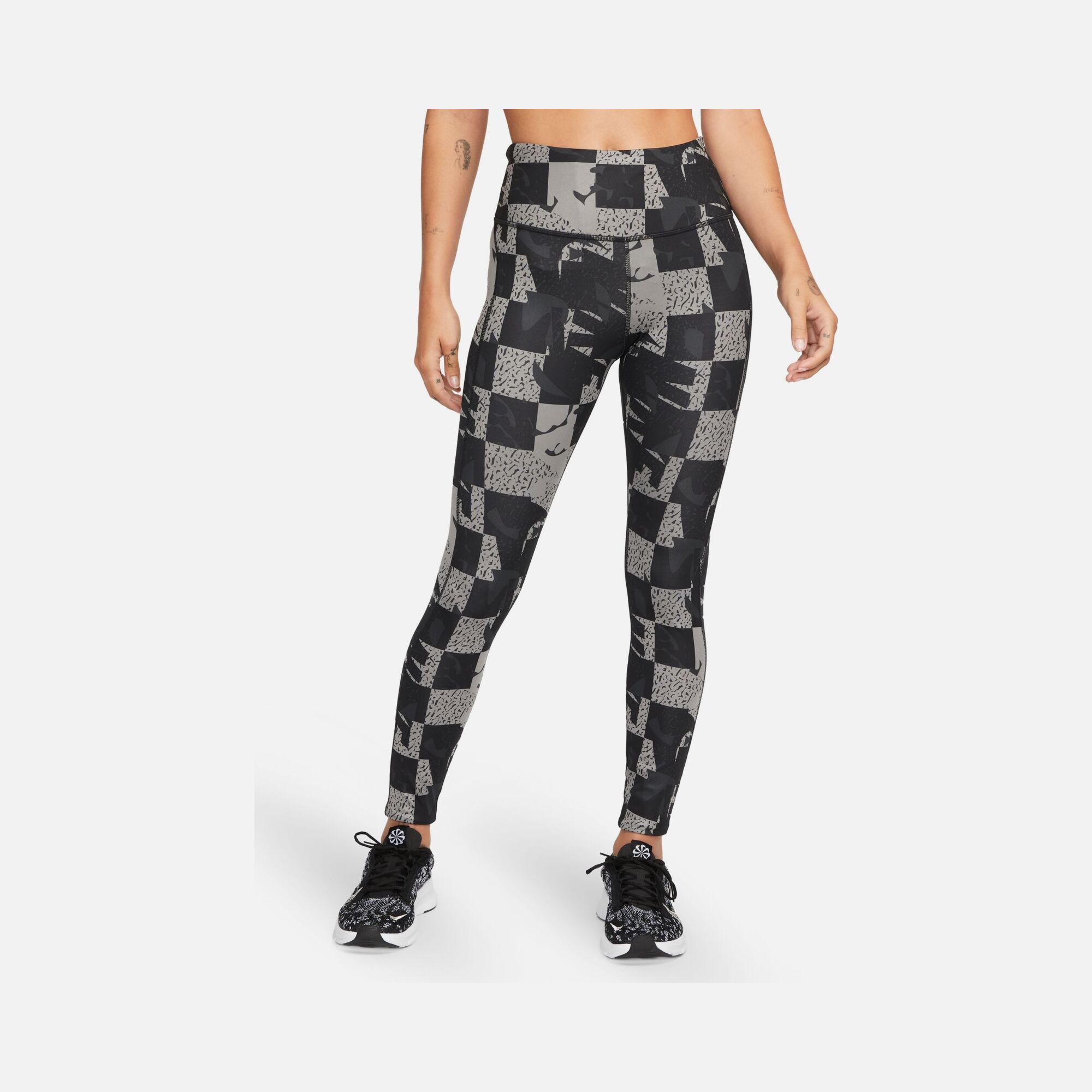 Nike Dri-Fit Epic Fast Graphic Mid-Rise Running Kadın Tayt