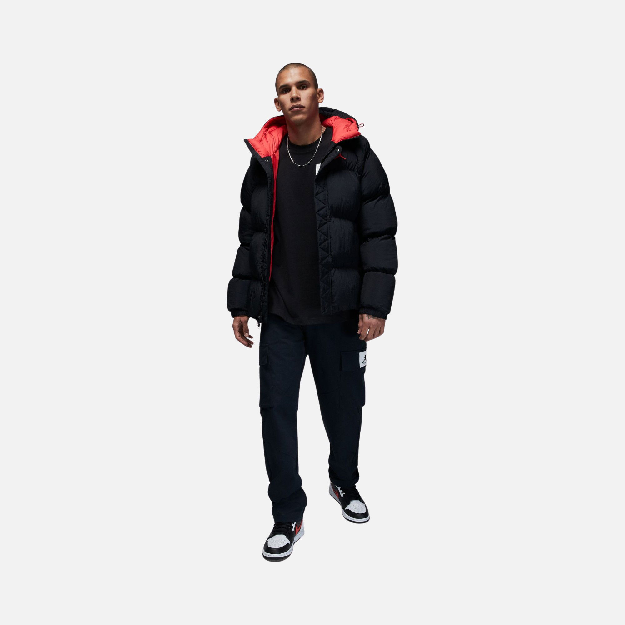 Nike Jordan Essential Puffer Full-Zip Hoodie Erkek Mont