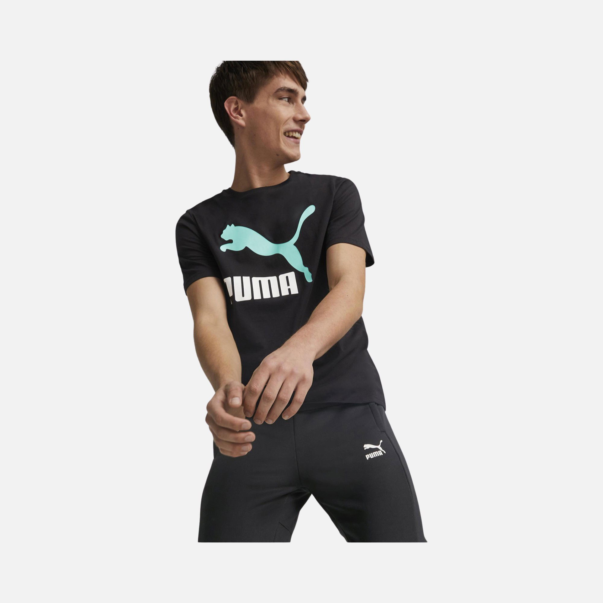 Puma Sportswear Classics Logo Graphics Short-Sleeve Erkek Tişört