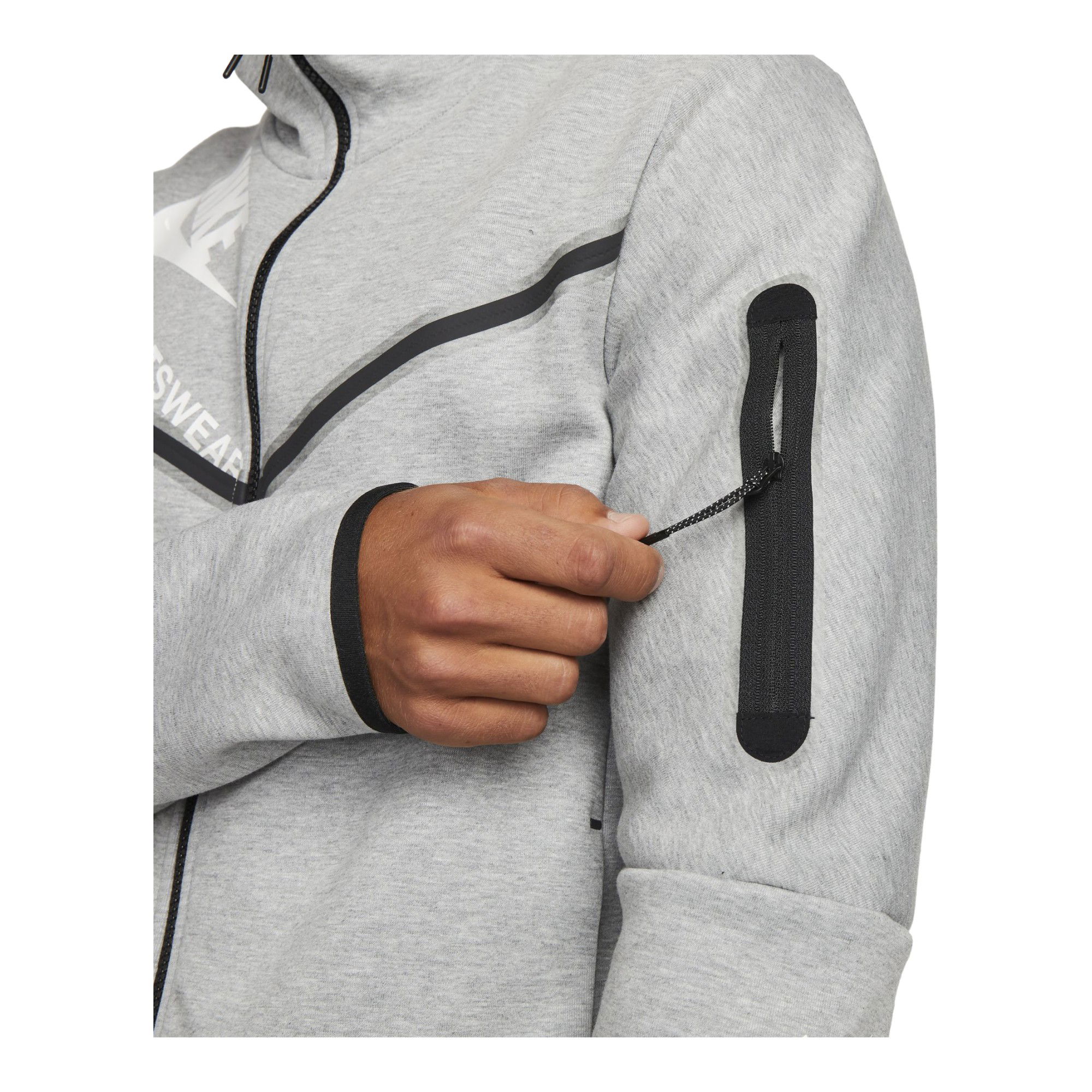 Nike Sportswear Tech Fleece Windrunner Graphic Color Block Full-Zip Hoodie Erkek Sweatshirt