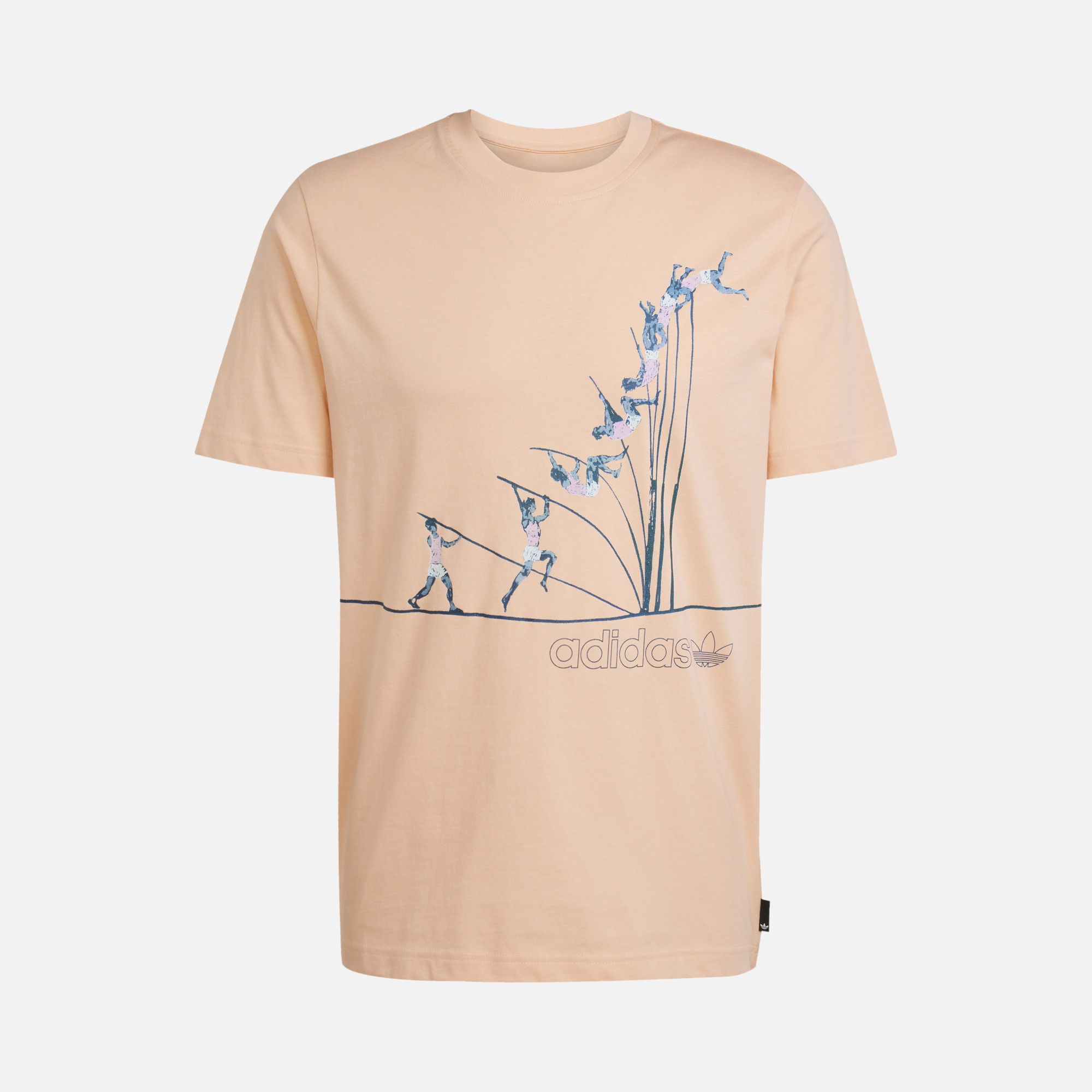 adidas Originals Q12 ''Fun Pole Vault Graphic'' Short-Sleeve Erkek Tişört