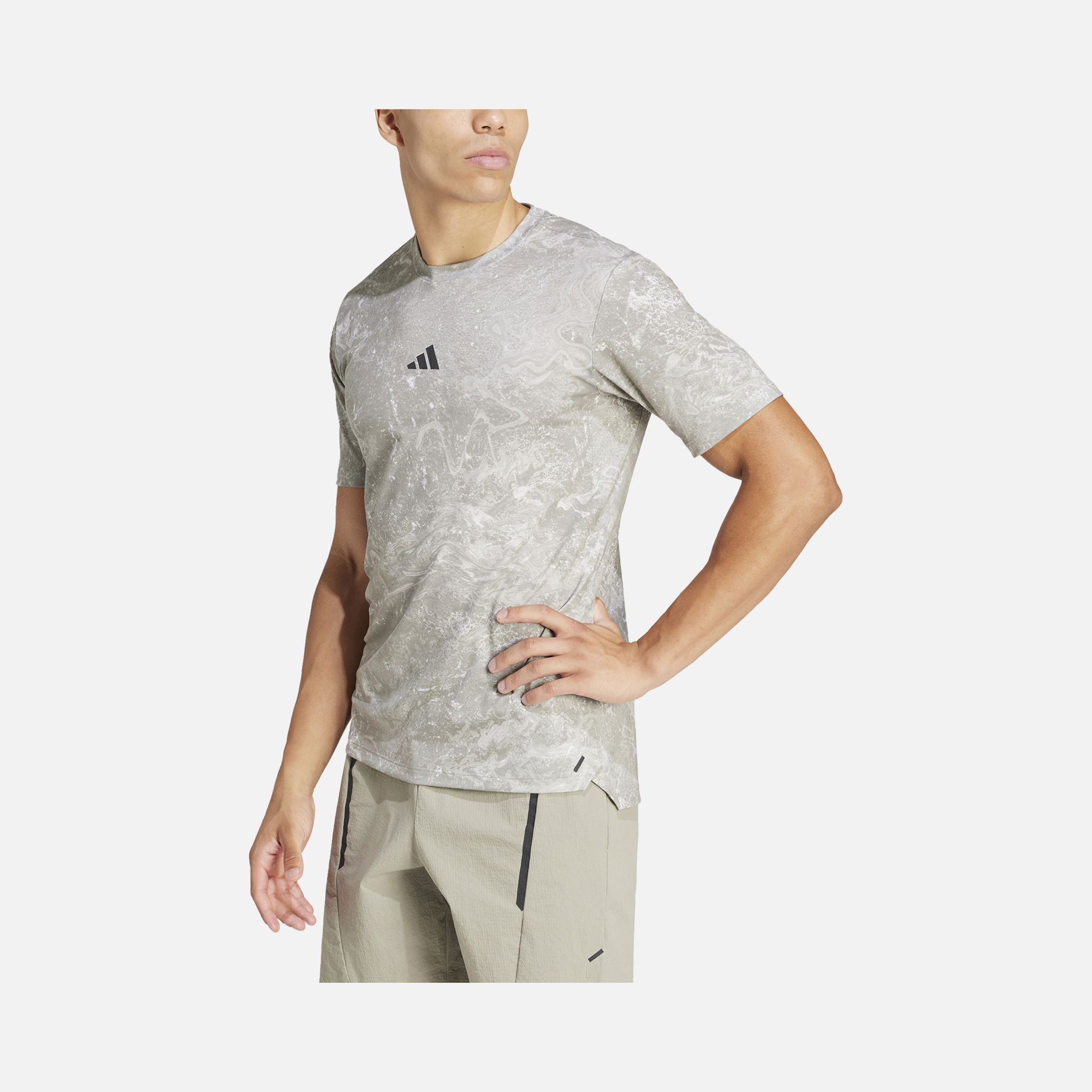 adidas Aeroready Power Workout Training Short-Sleeve Erkek Tişört