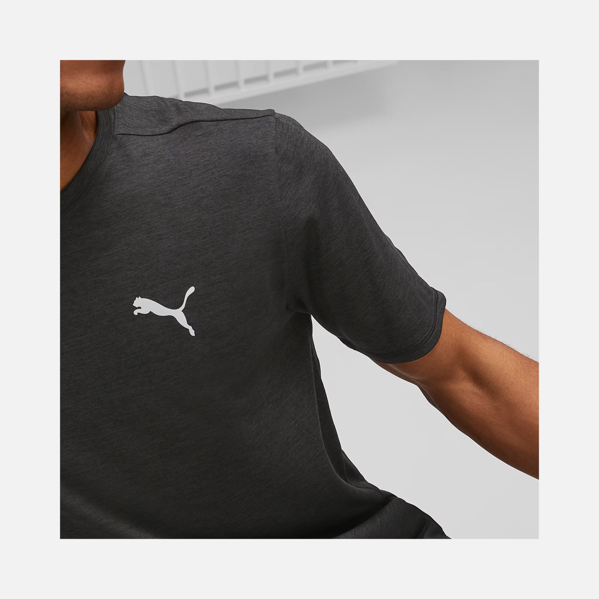 Puma DryCELL Run Favorite Heather Running Short-Sleeve Erkek Tişört