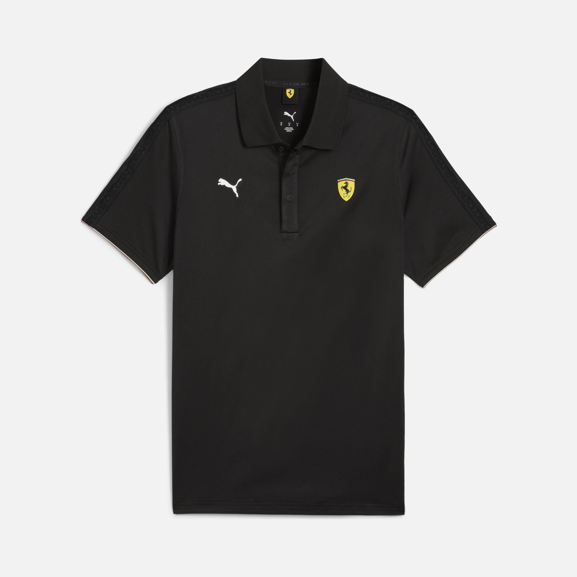 Puma Scuderia Ferrari Race Cloudspun Polo Short-Sleeve Erkek Tişört