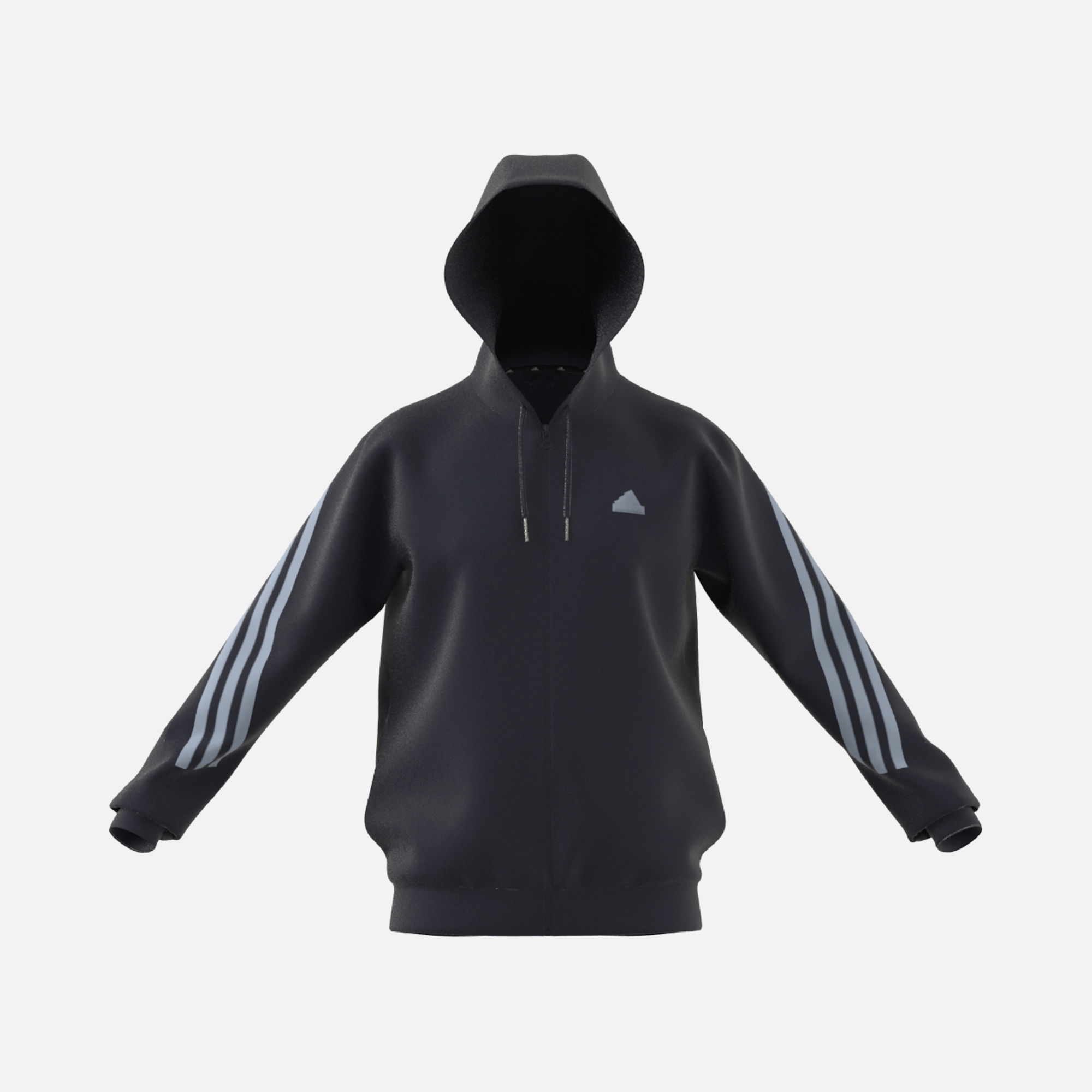adidas Sportswear Future Icons FW23 3-Stripes Full-Zip Hoodie Erkek Sweatshirt