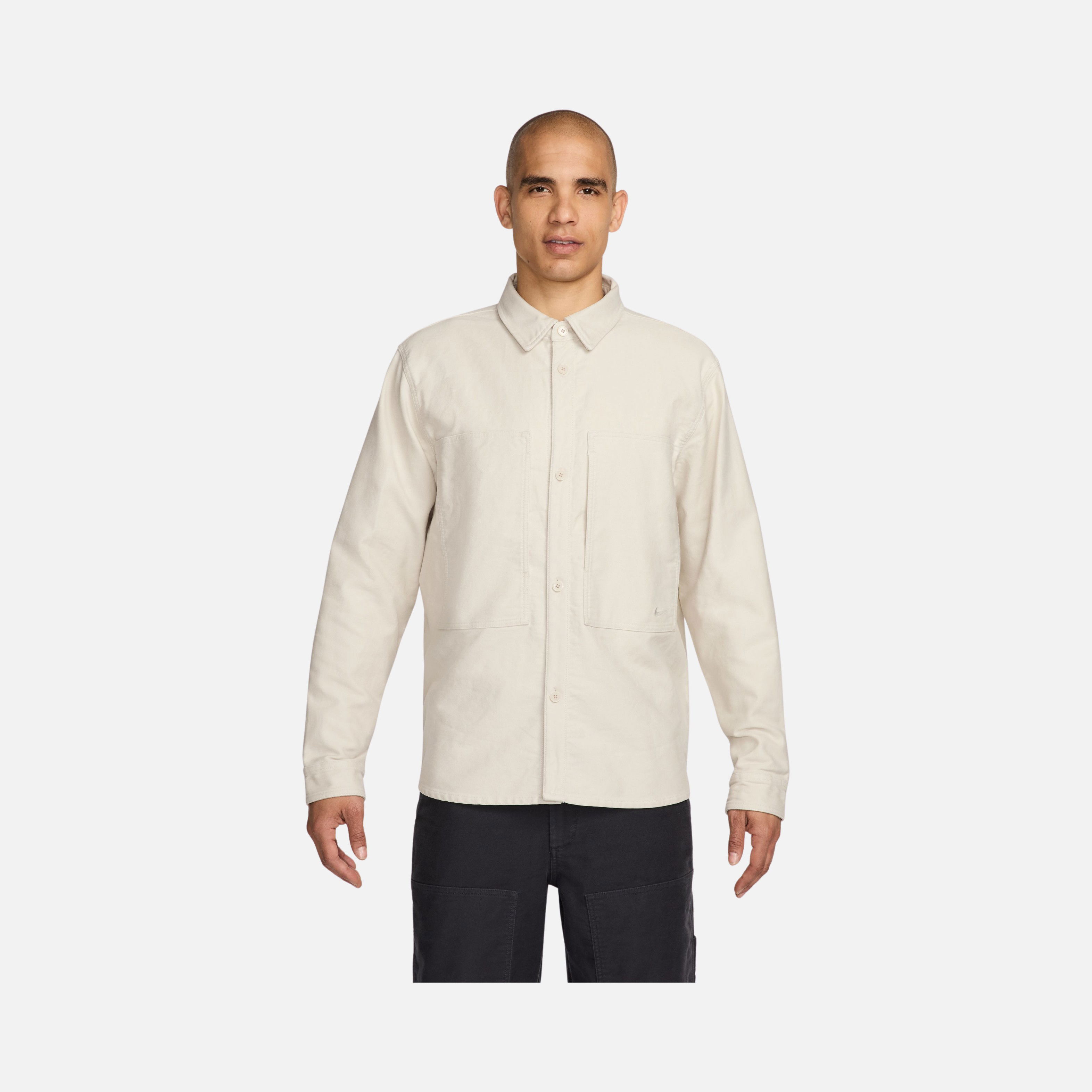 Nike Life Sportswear Chamois Field Full-Buttoned Long-Sleeve Erkek Gömlek