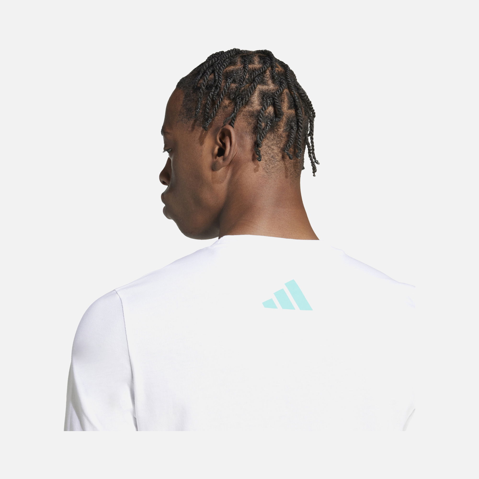 adidas Mercedes-AMG Petronas F1 Team DNA Graphic Regular-Fit Racing Fans Short-Sleeve Erkek Tişört