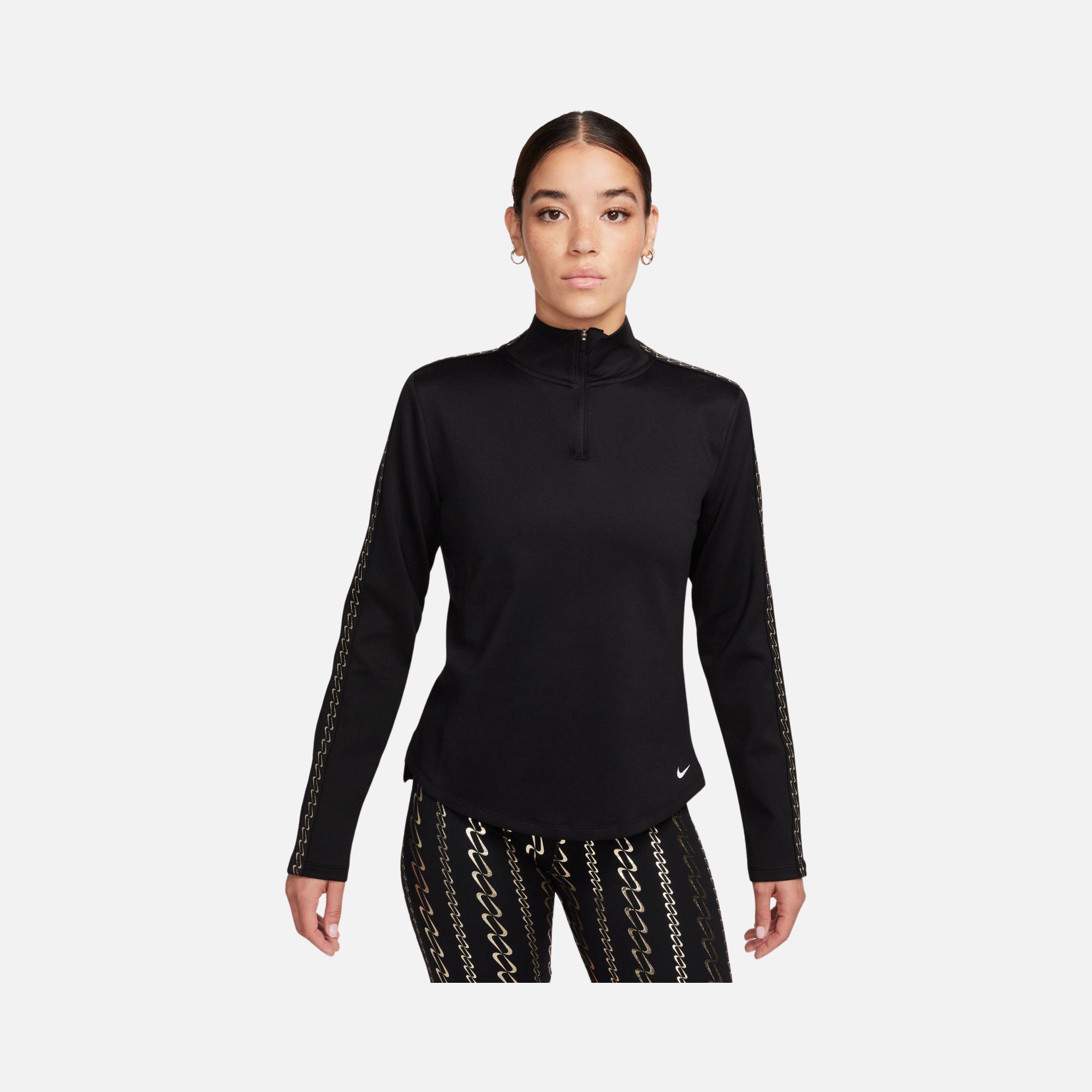 Nike Therma-Fit One 1/4-Zip Training Long-Sleeve Kadın Tişört