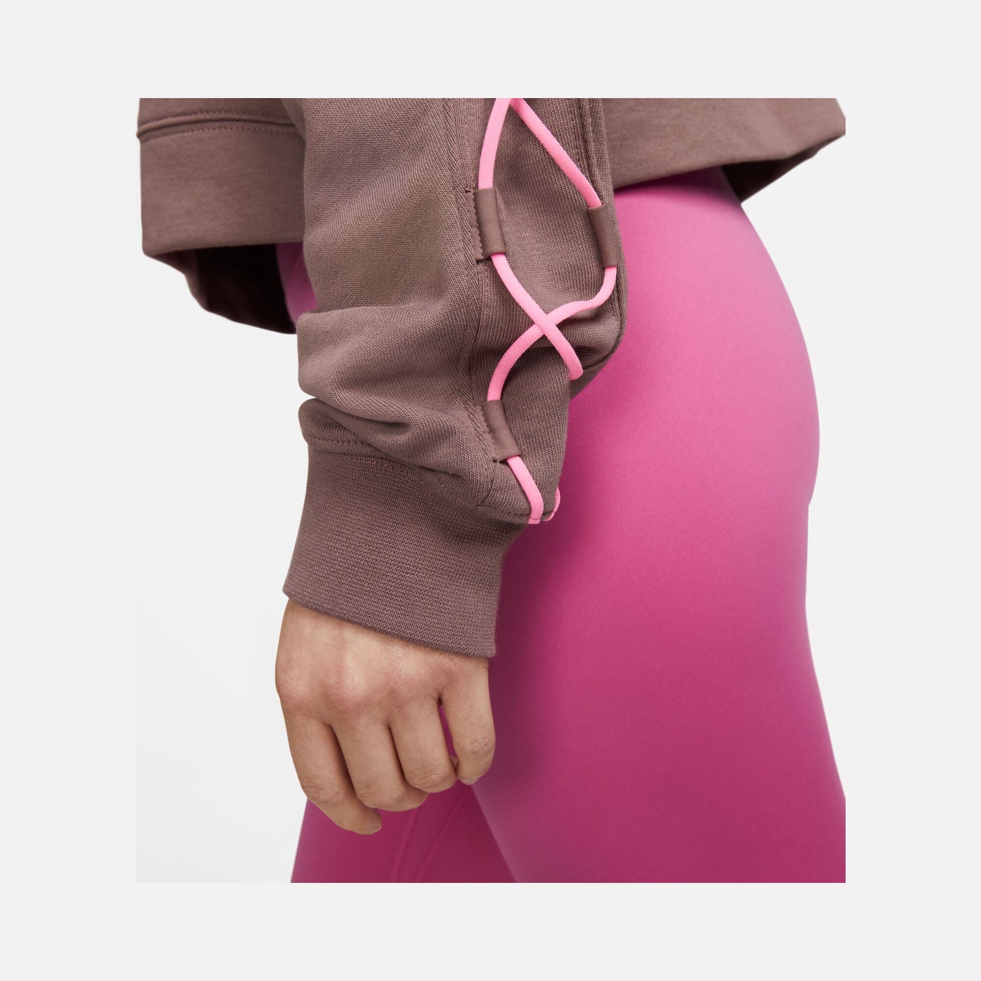 Nike Dri-Fit Get Fit French Terry Novelty Training Kadın Sweatshirt