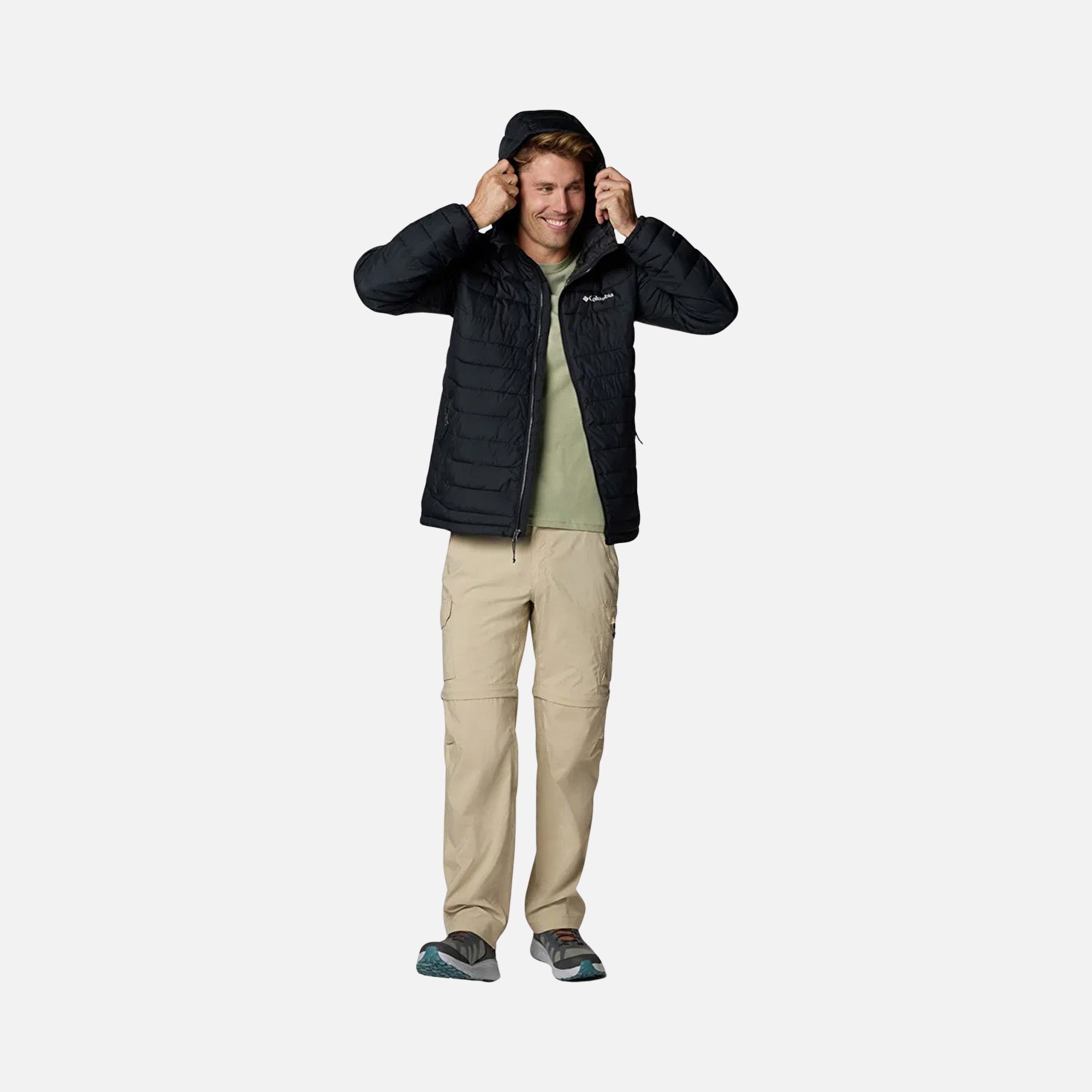 Columbia Powder Lite II Omni-Heat™ Reflective Full-Zip Hoodie Erkek Mont