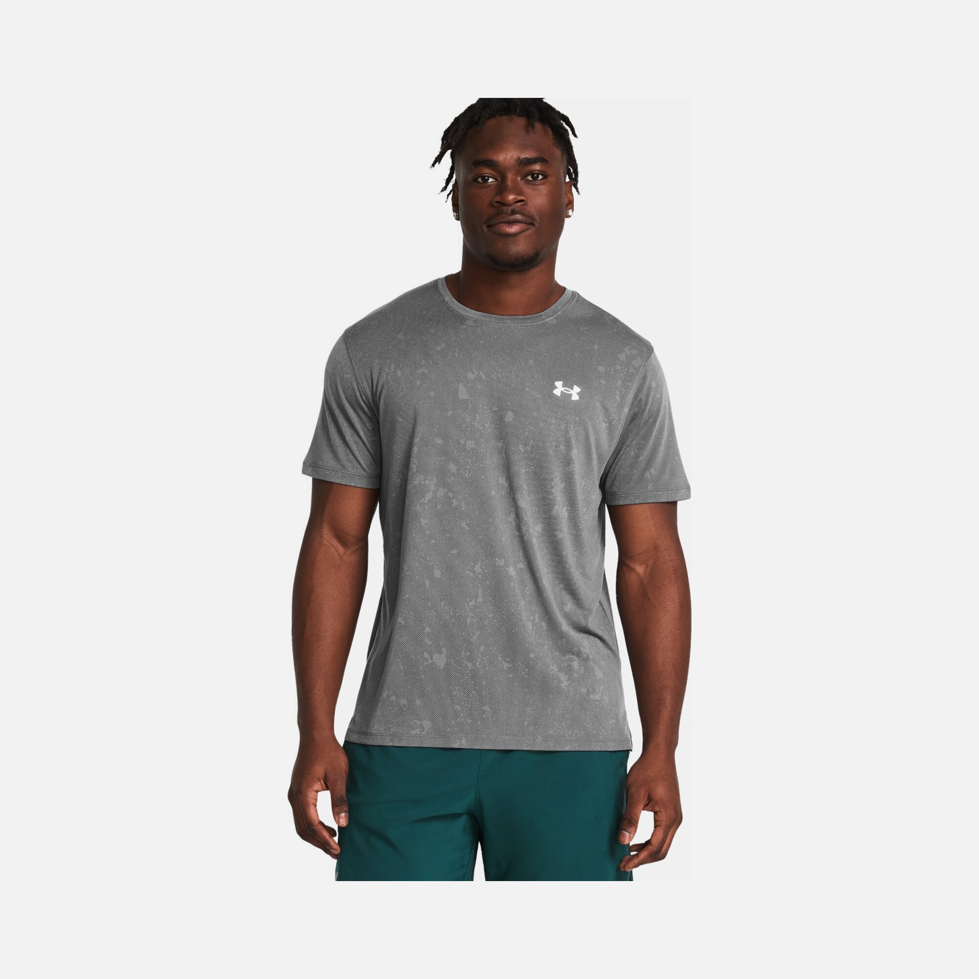 Under Armour Launch Splatter Running Short-Sleeve Erkek Tişört