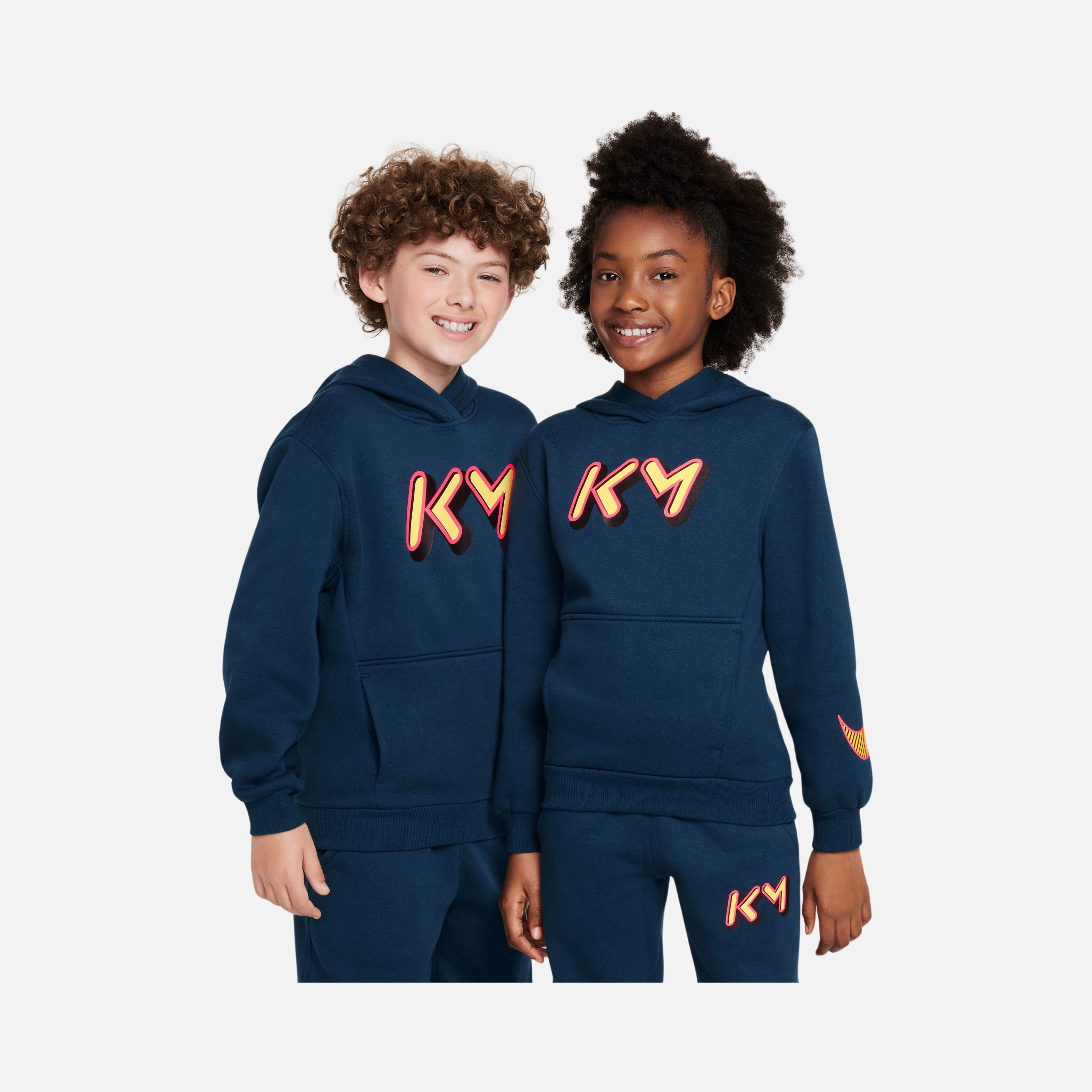 Nike Kylian Mbappé Club Fleece Multidirectional Hoodie Çocuk Sweatshirt