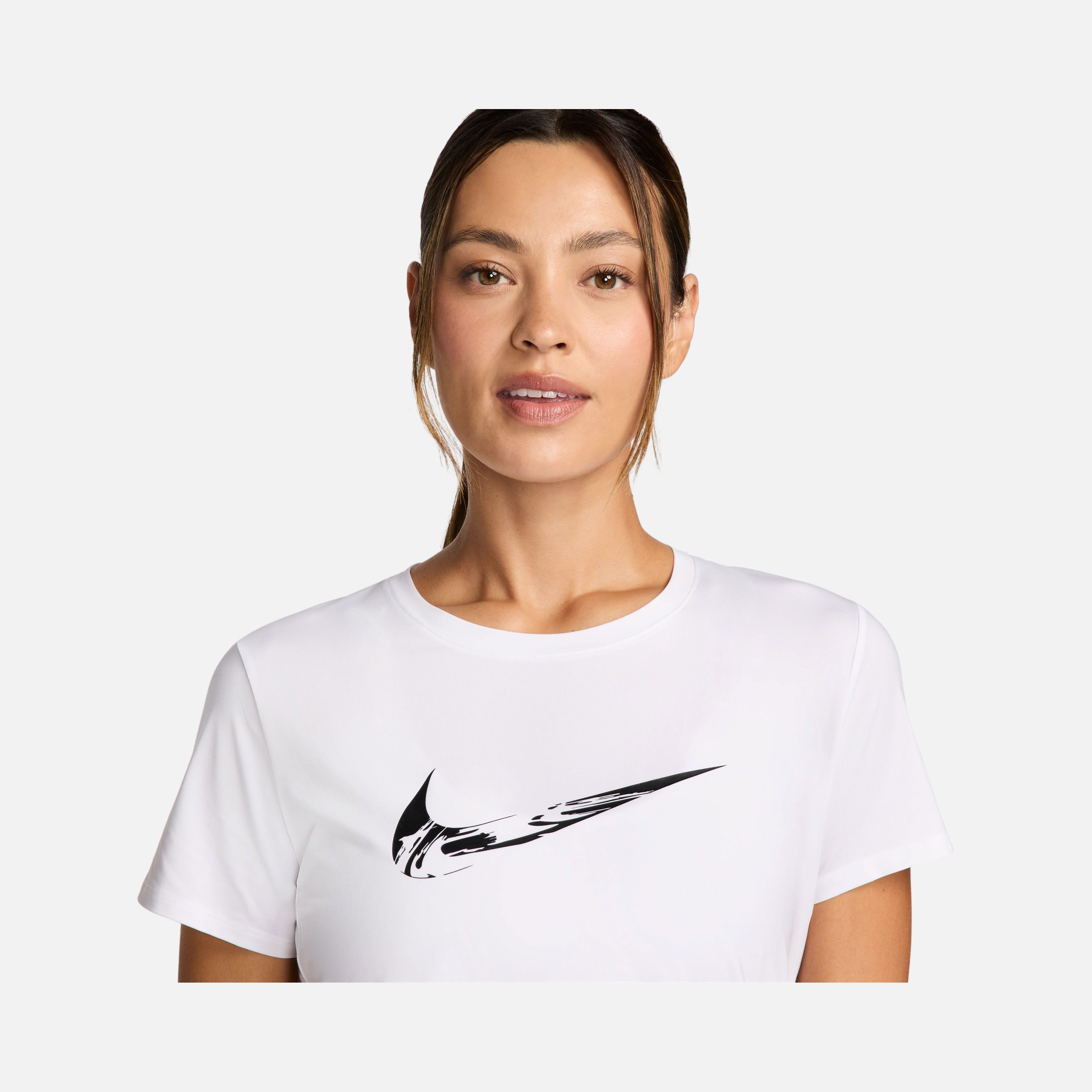 Nike Dri-Fit One Swoosh Graphic Running FW24 Short-Sleeve Kadın Tişört