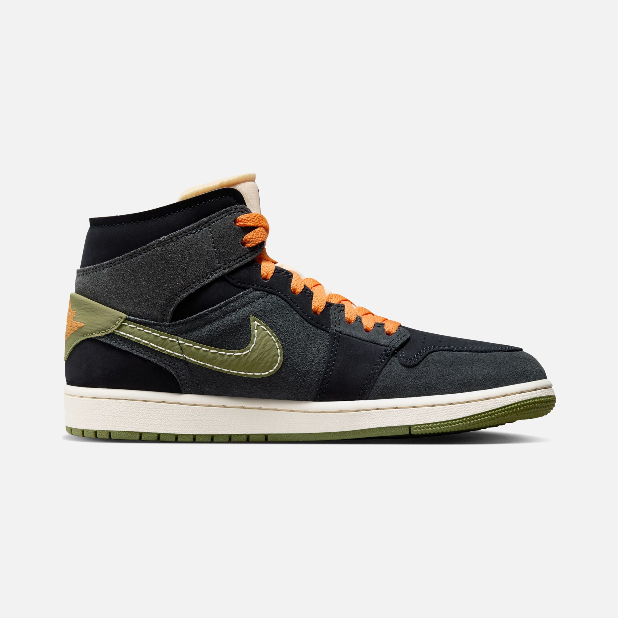 Nike Air Jordan 1 Mid SE Craft ''Sued and Leather Upper'' Erkek Spor Ayakkabı