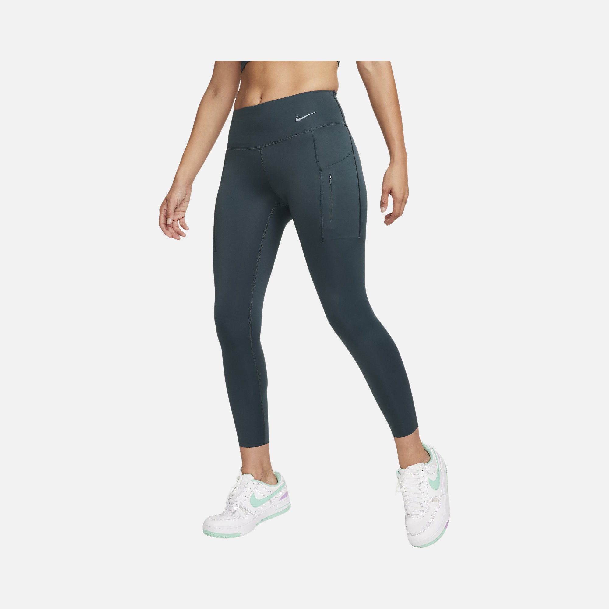 Nike Go Firm-Support Mid-Rise 7/8 Running Kadın Tayt