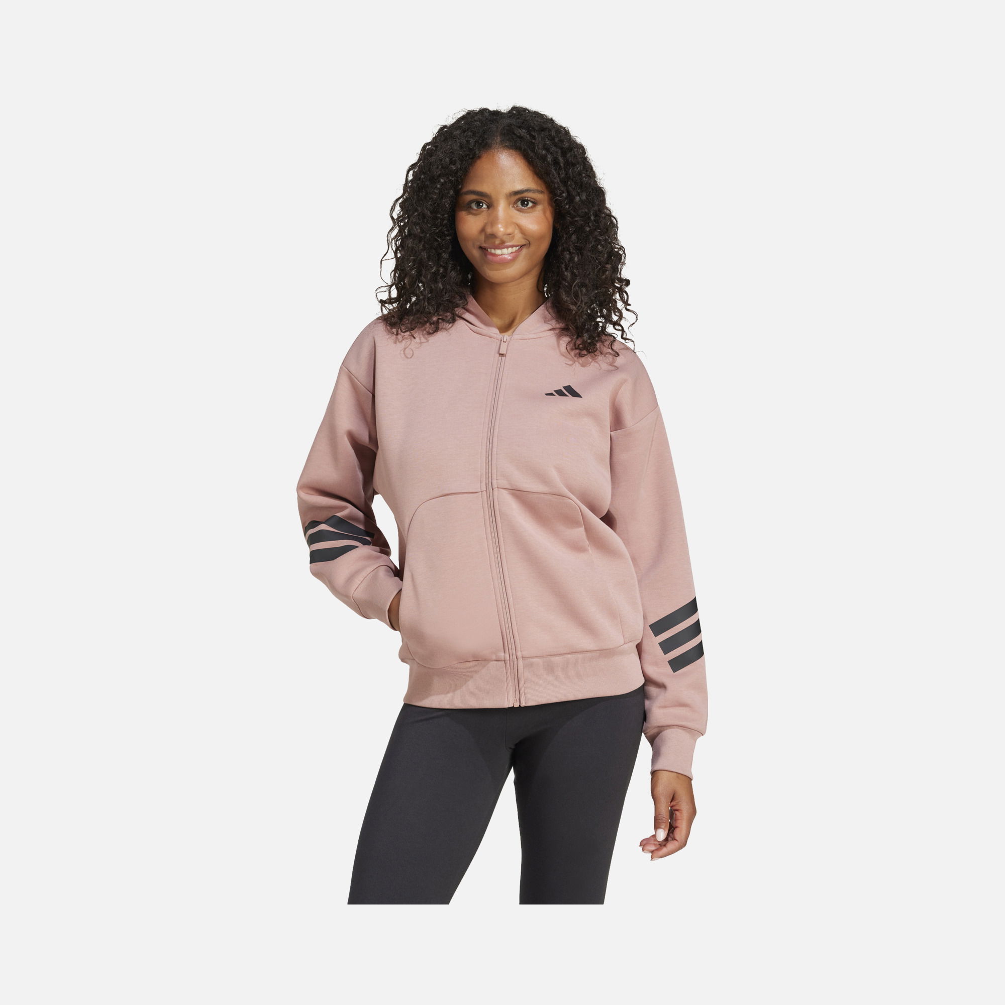 adidas Sportswear Future Icons 3-Stripes Full-Zip Hooded Kadın Sweatshirt