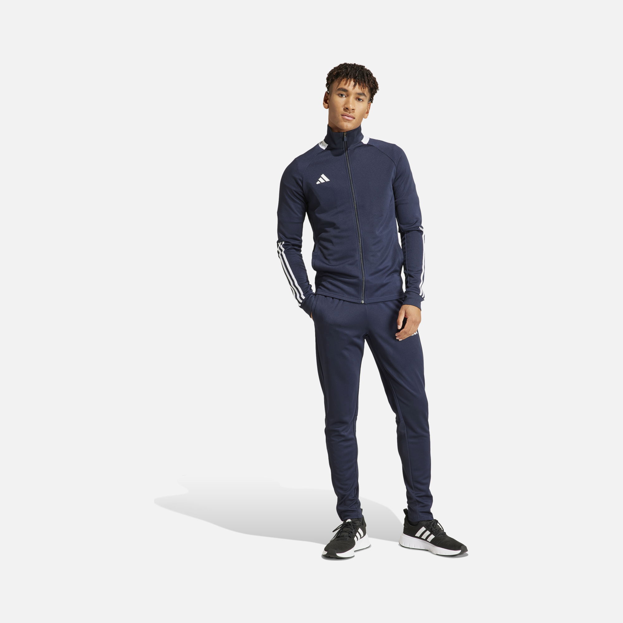 adidas Aeroready Sereno Conjunto Deportivo 3-Stripes Full-Zip  Zippered Leg Erkek Eşofman Takımı