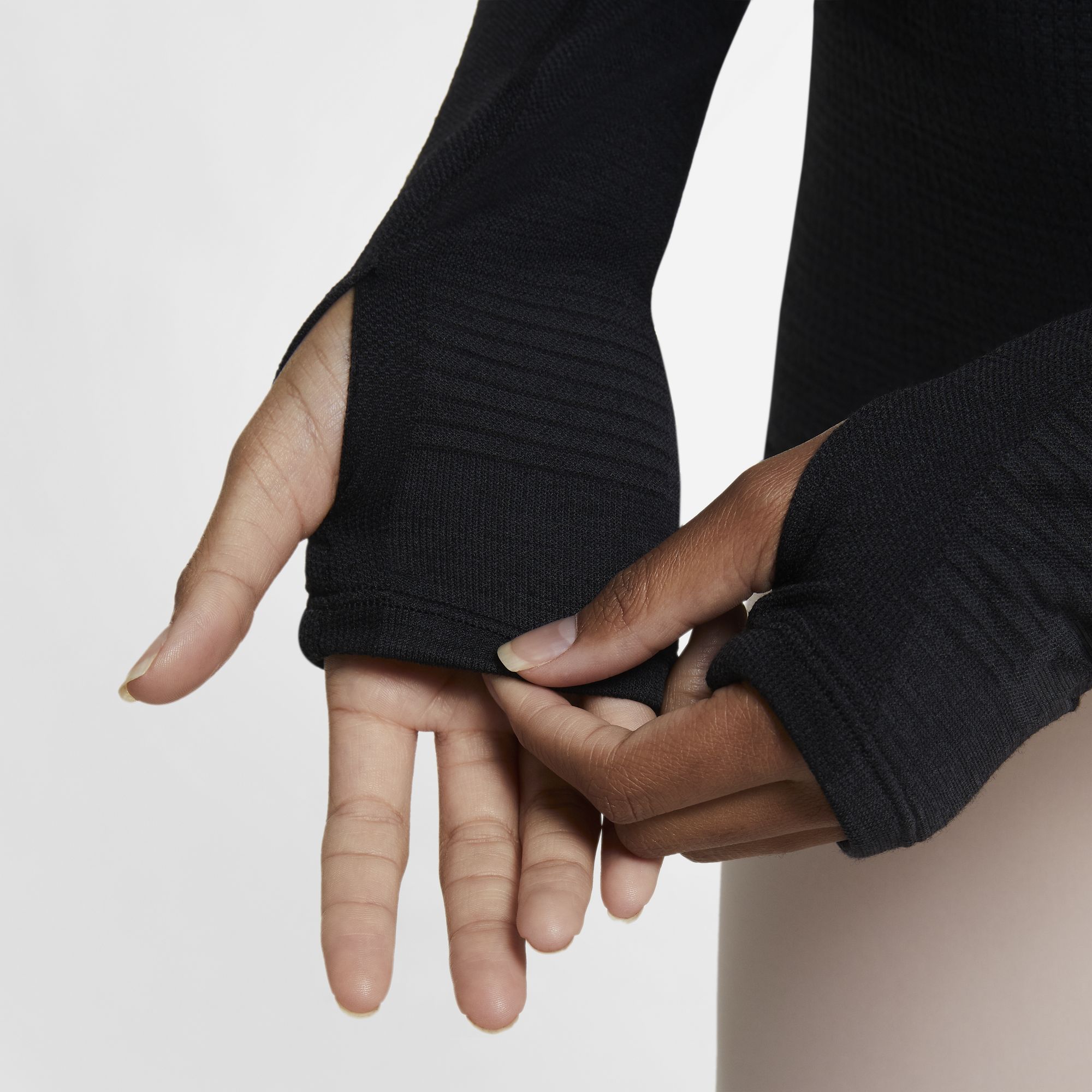 Nike Run Division 1/2-Zip Wool Long-Sleeve Running Top Kadın Tişört