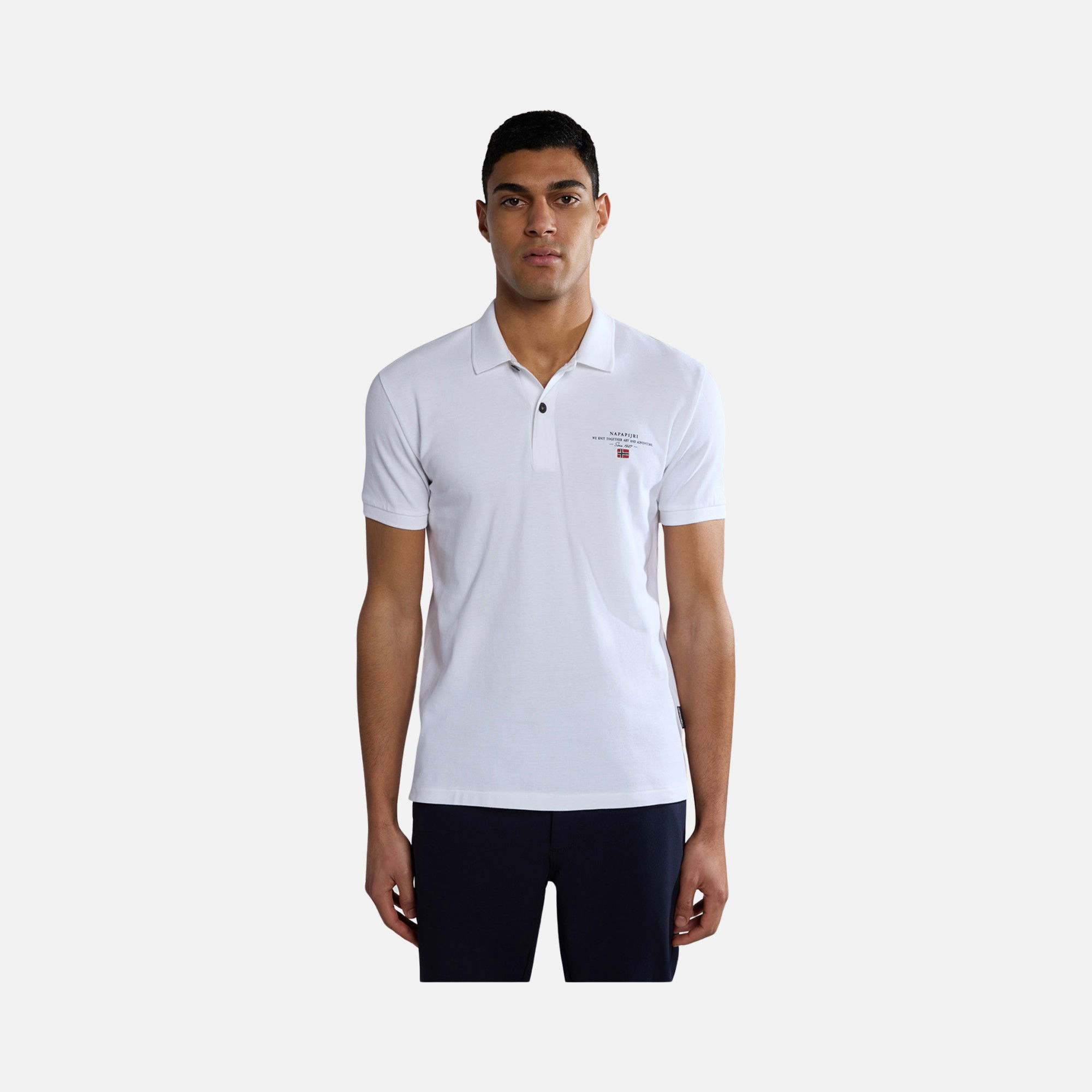 Napapijri Sportswear Elbas 4 Pique Polo Collar Short-Sleeve Erkek Tişört
