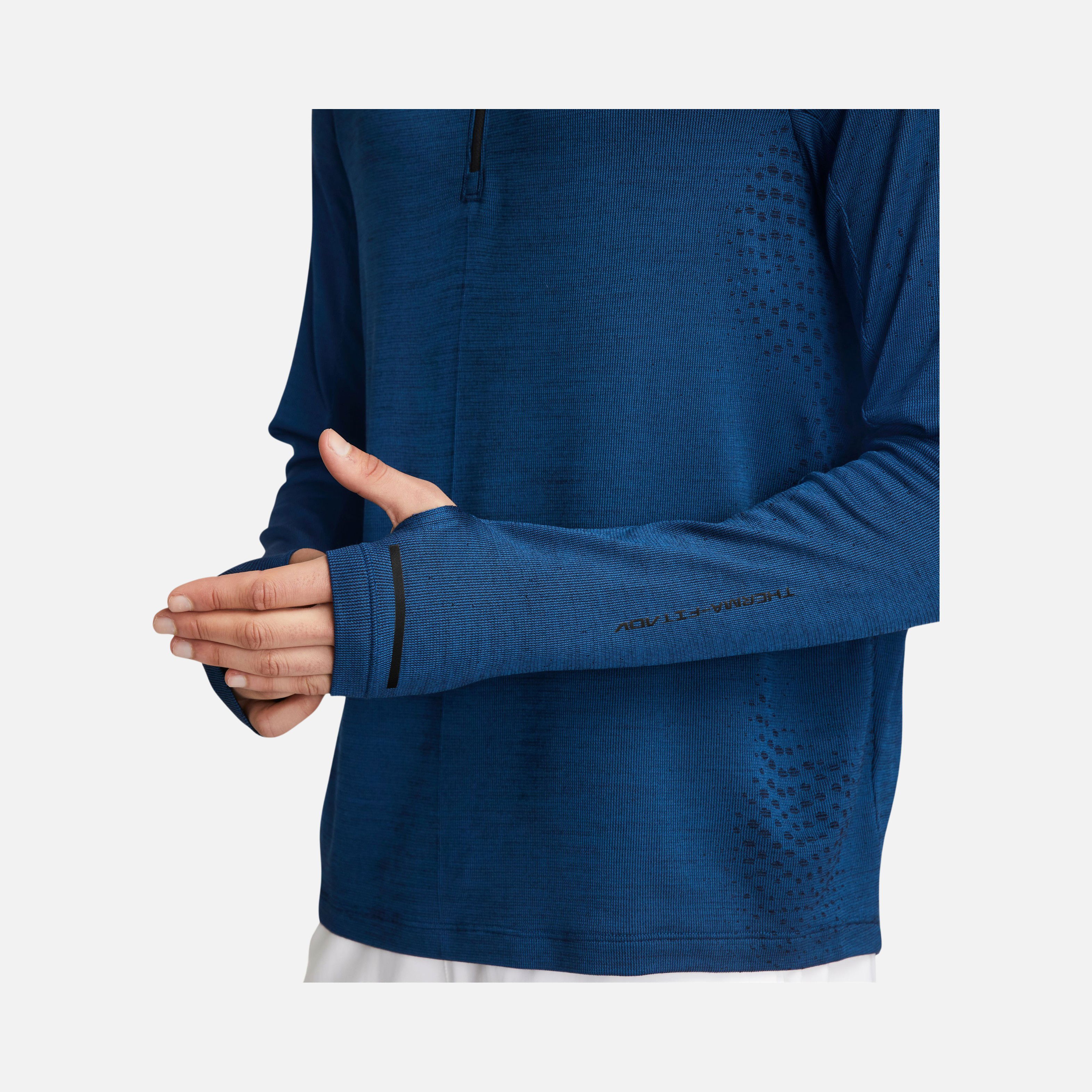 Nike Therma-Fit ADV Run Division Midlayer 1/4-Zip Running Long-Sleeve Erkek Tişört