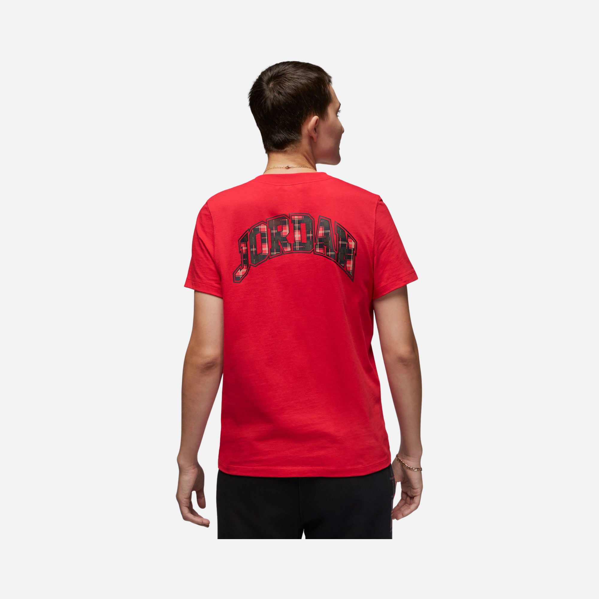 Nike Jordan Flight Plaid Graphic Core Short-Sleeve Kadın Tişört