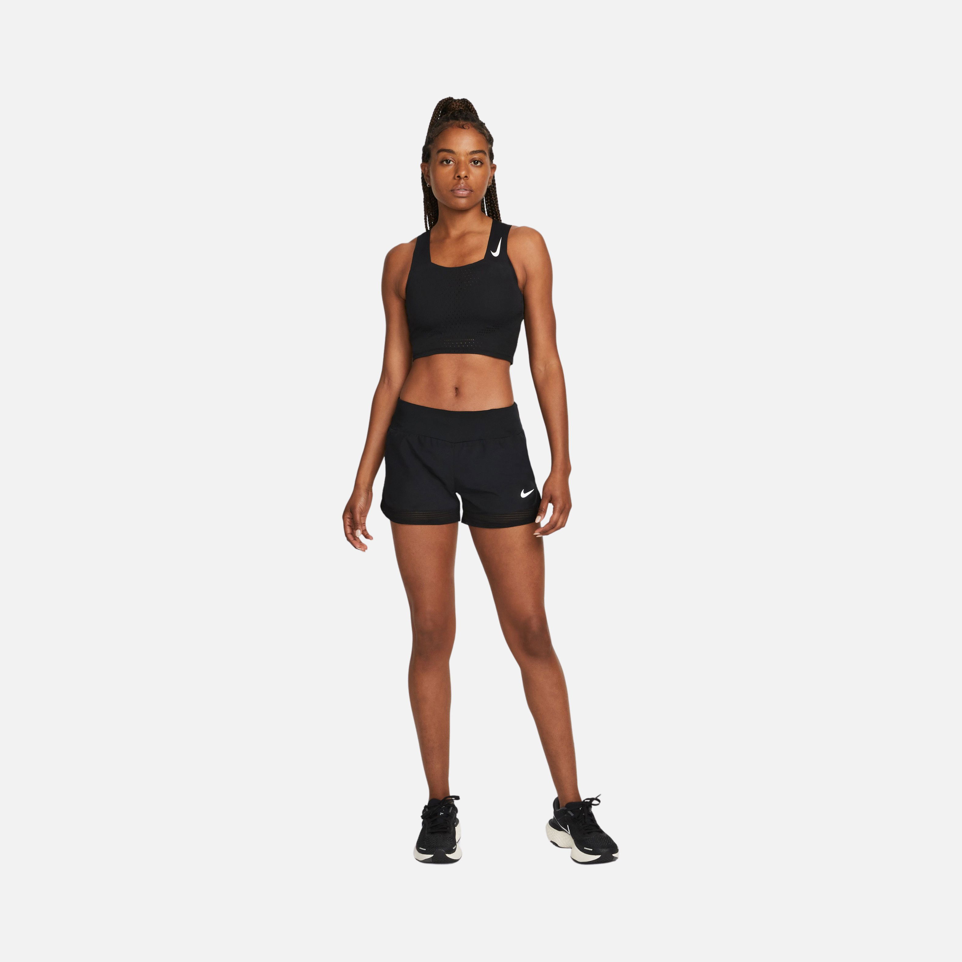 Nike Dri-Fit ADV AeroSwift Cropped Running Kadın Atlet