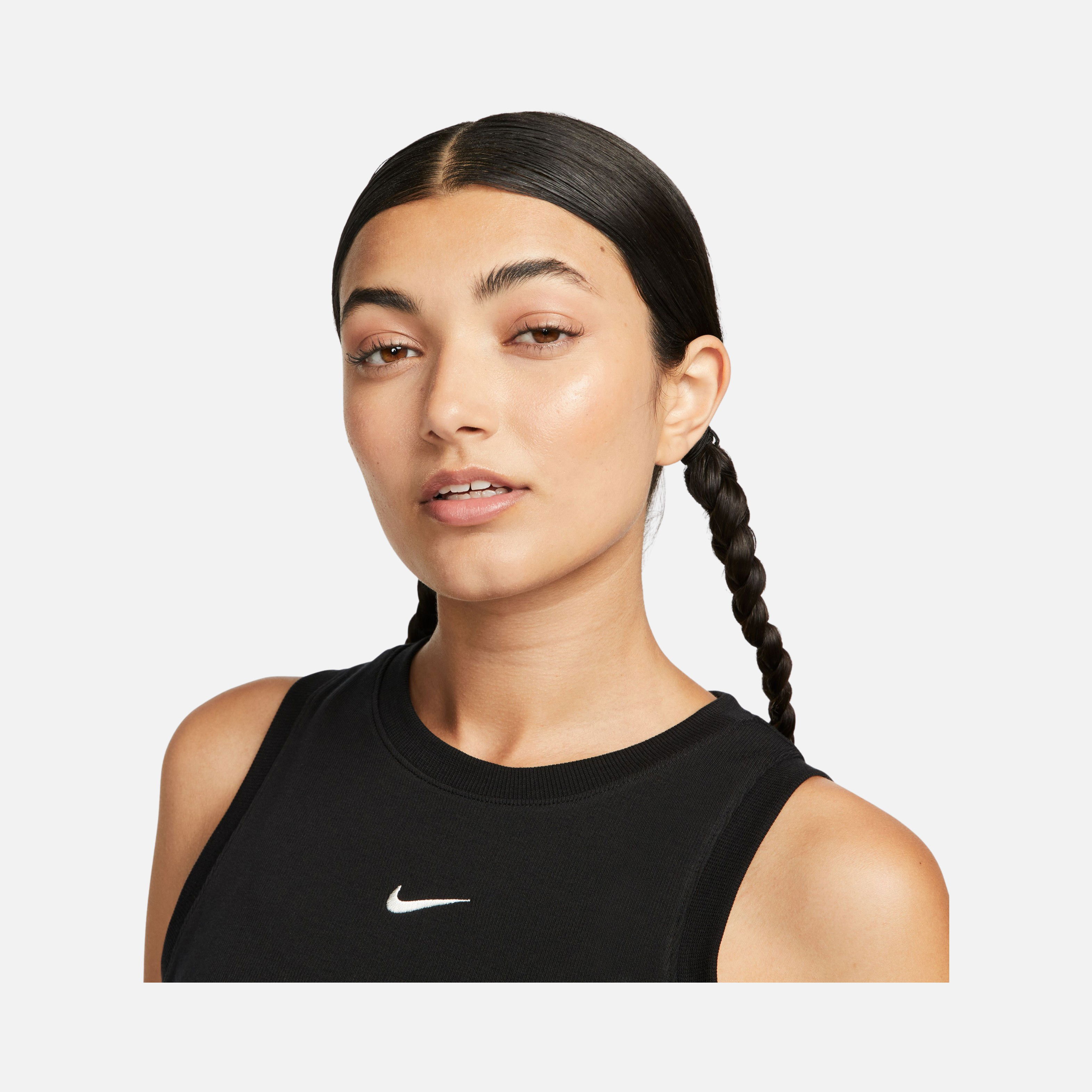 Nike Sportswear Chill Knit Tight Cropped Mini-Rib Kadın Atlet