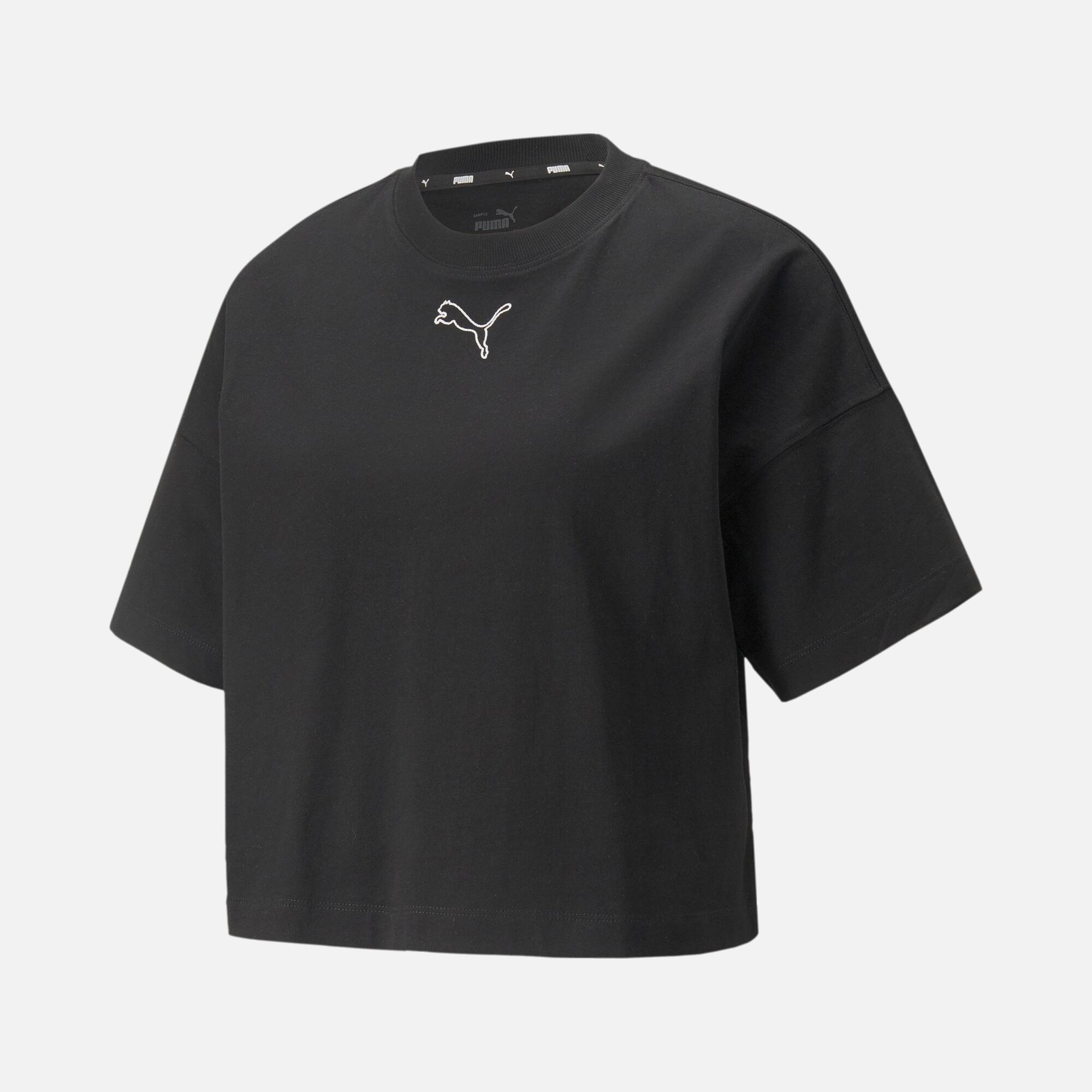 Puma HER Cropped Short-Sleeve Kadın Tişört