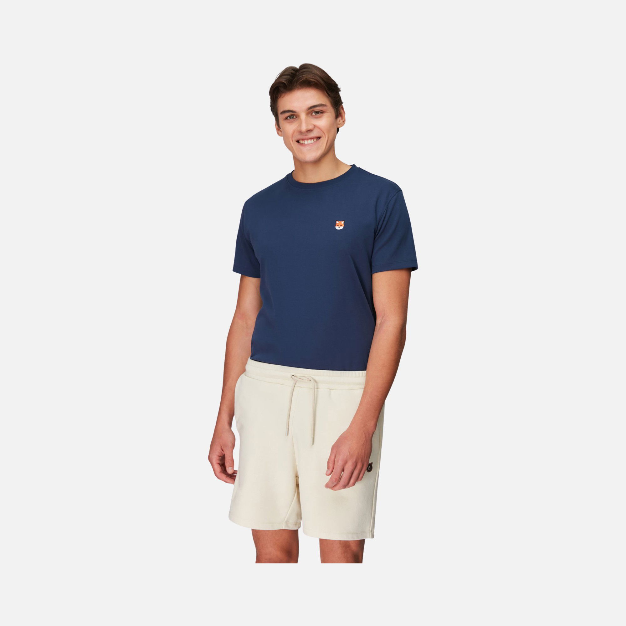 WWF Sportswear Bozayı Embroidered Regular-Fit Erkek Şort