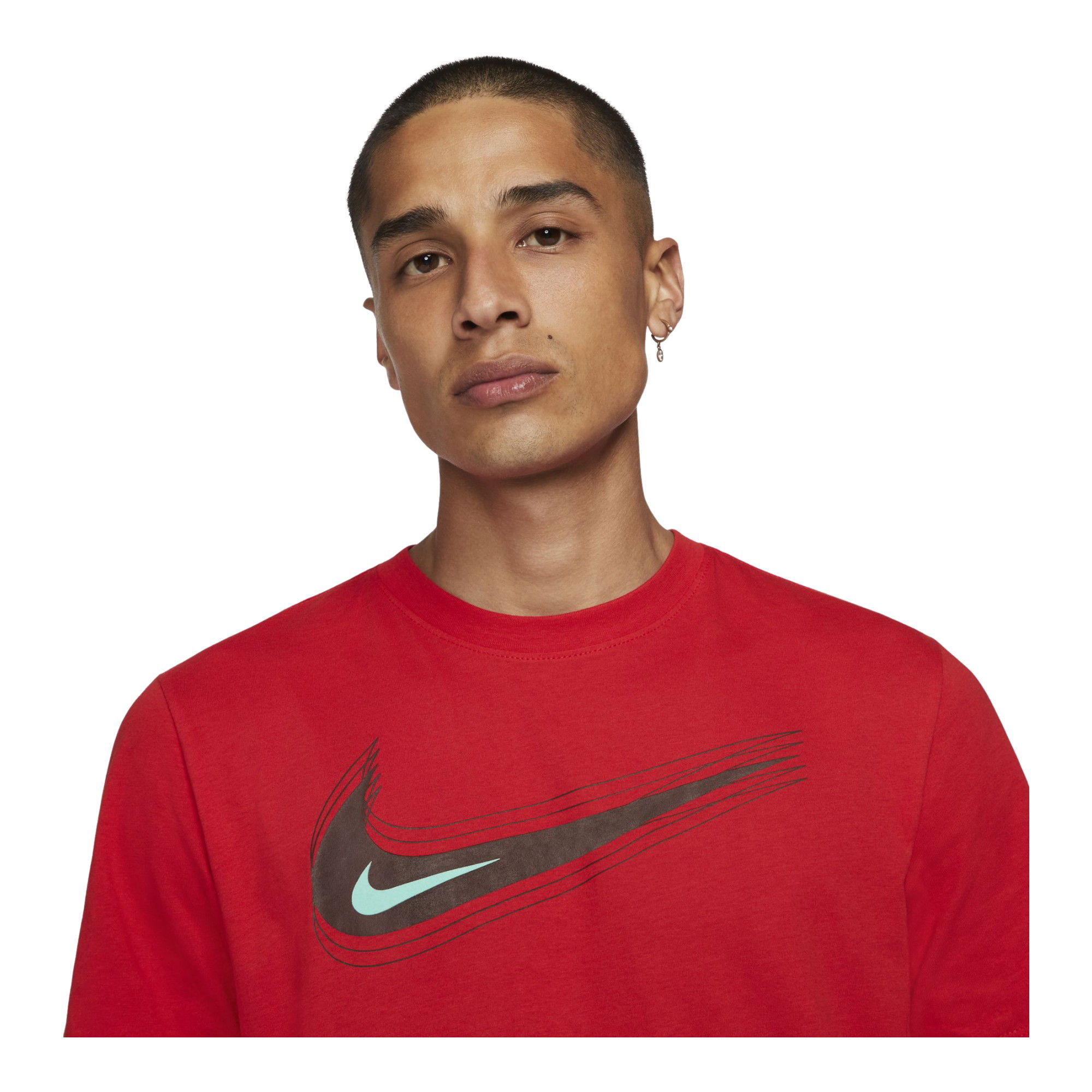 Nike Sportswear Swoosh 12 Month Short-Sleeve Erkek Tişört