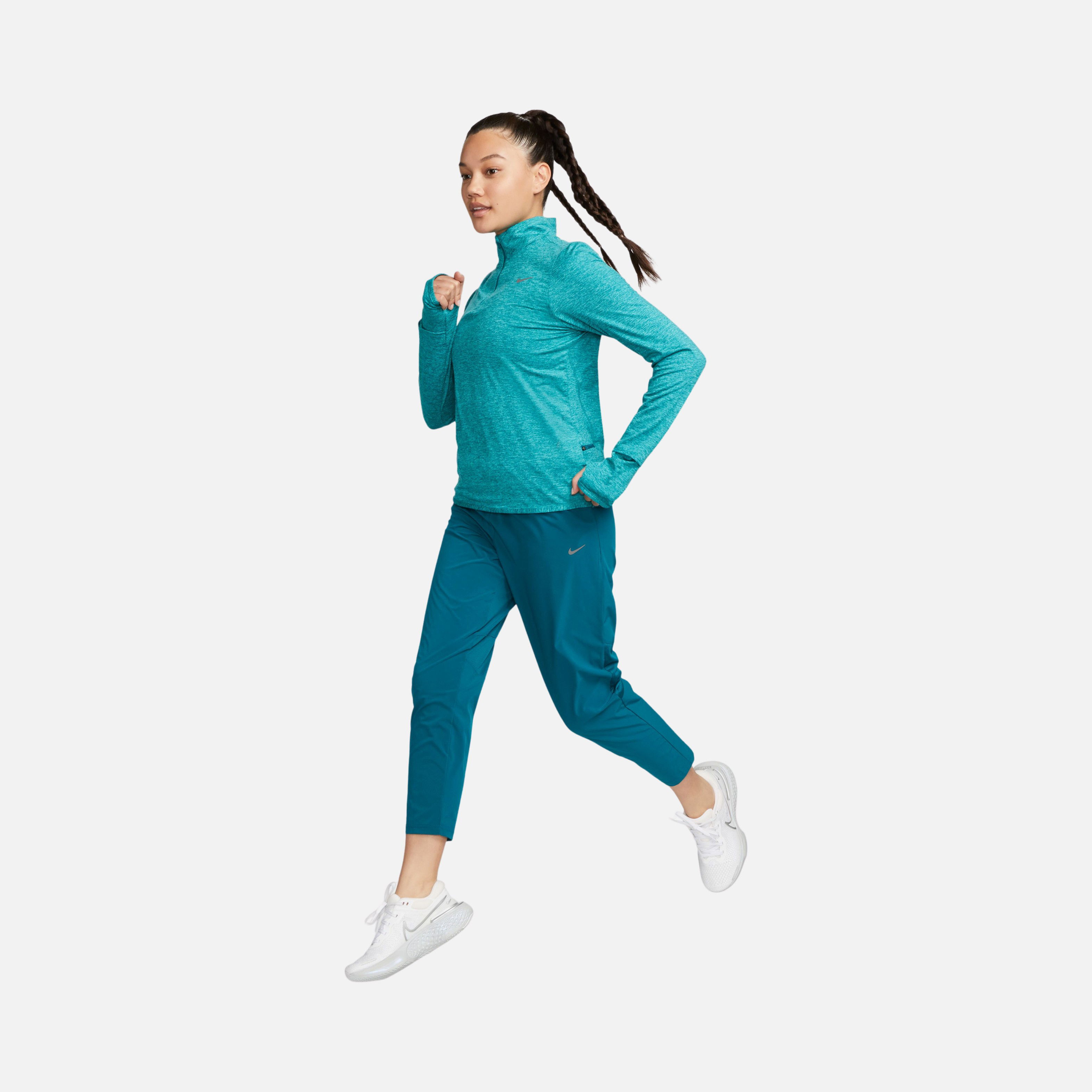 Nike Dri-Fit Swift Element UV 1/4-Zip Running Long-Sleeve Kadın Tişört